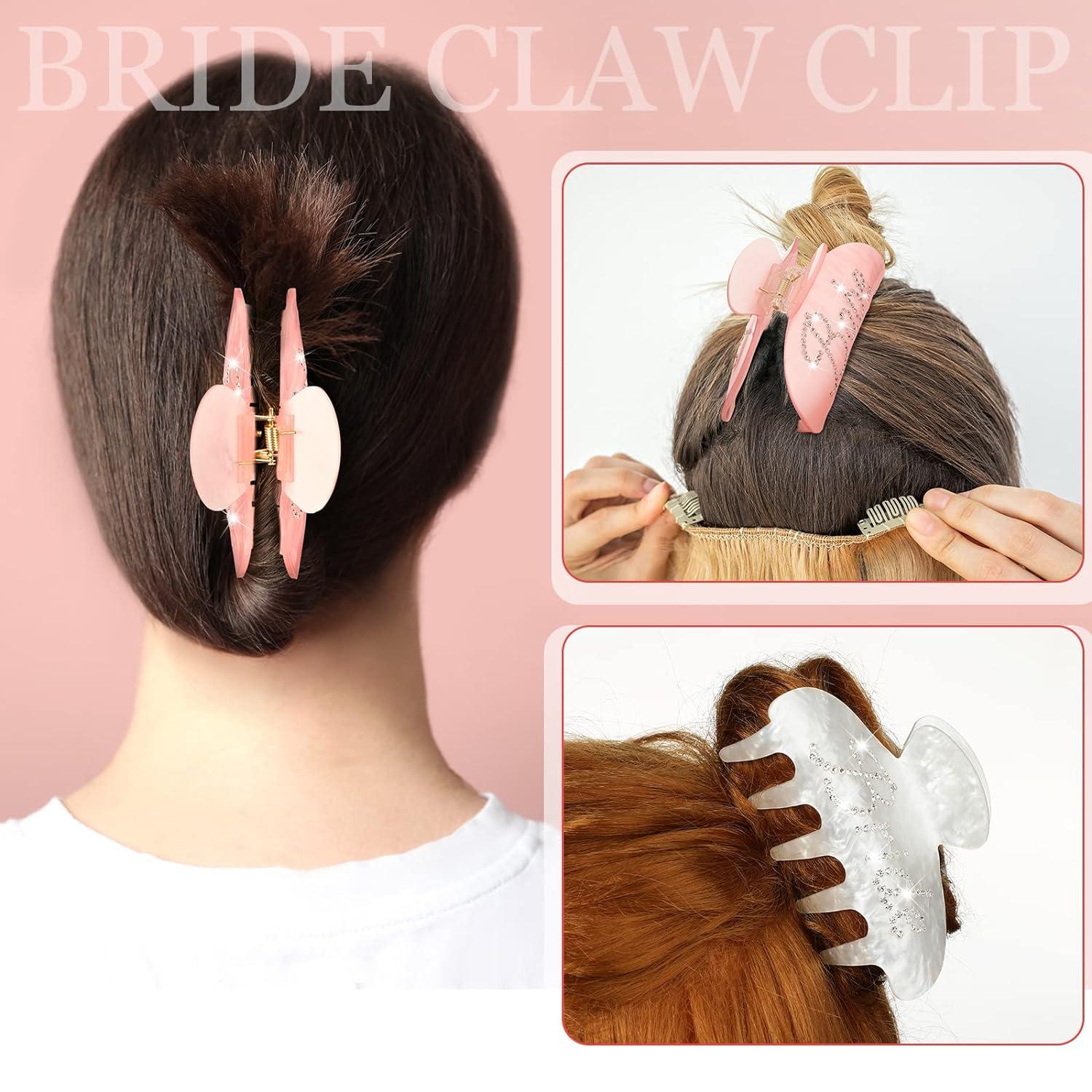 Maid Of Honour Pearl Hair Claw Clip | Hen Party Accessories & Decor | Team Hen - View #11