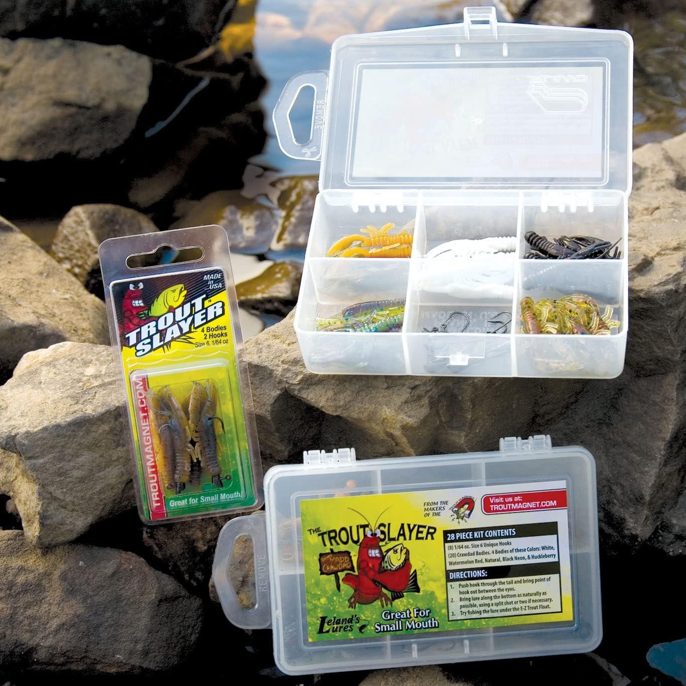 Trout Magnet Trout Slayer Fishing Kit 28 Pieces with Crawdad