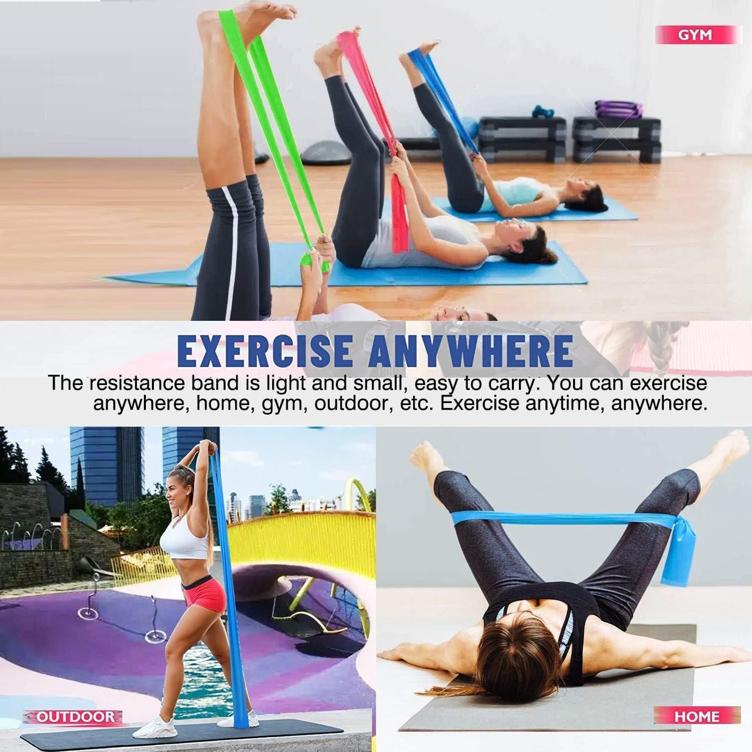 Resistance Bands Skin-Friendly Exercise Band 1.5 m Workout