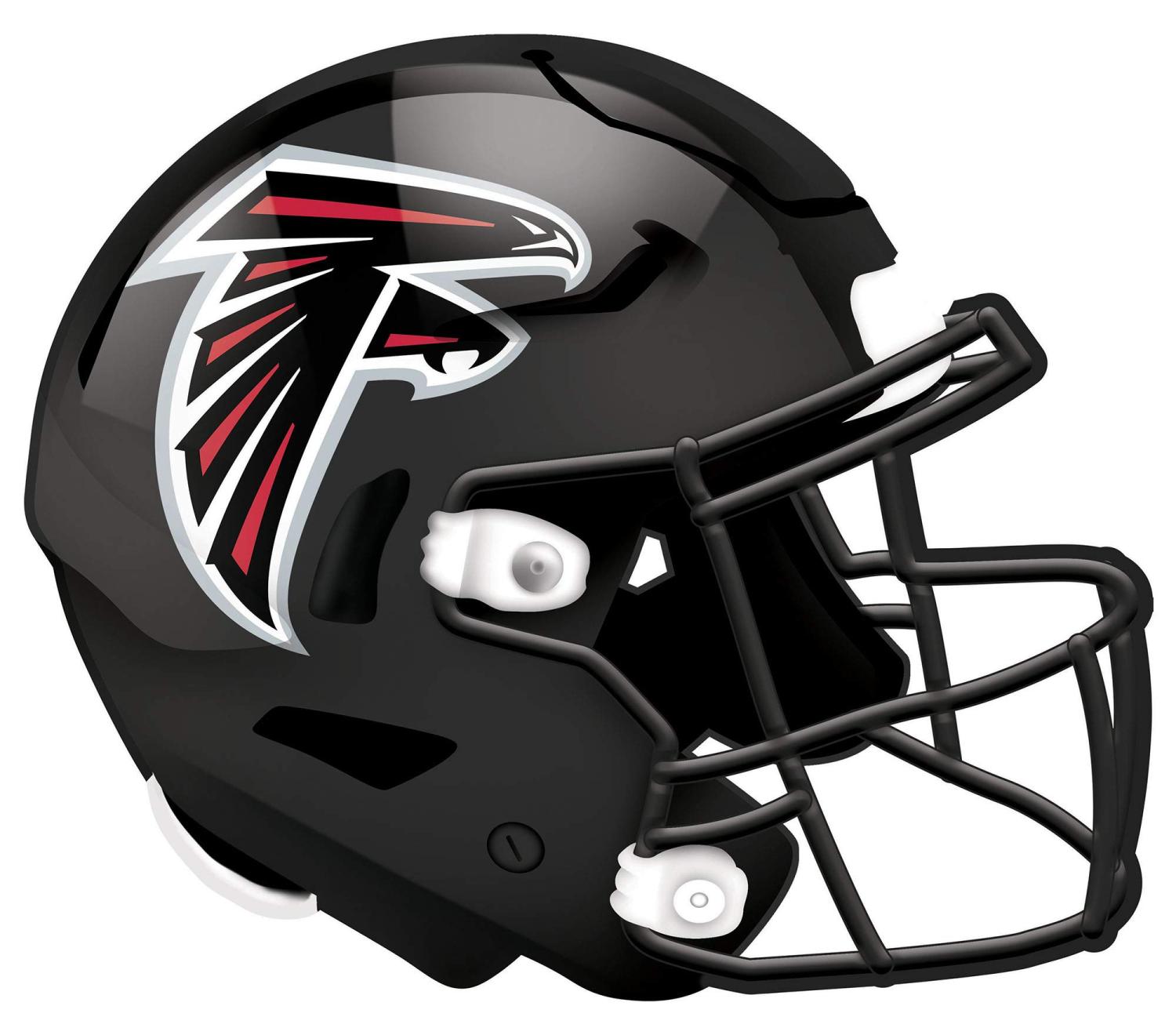 NFL Atlanta Falcons Unisex Atlanta Falcons Helmet shaped sign, Team Color,  12 inch