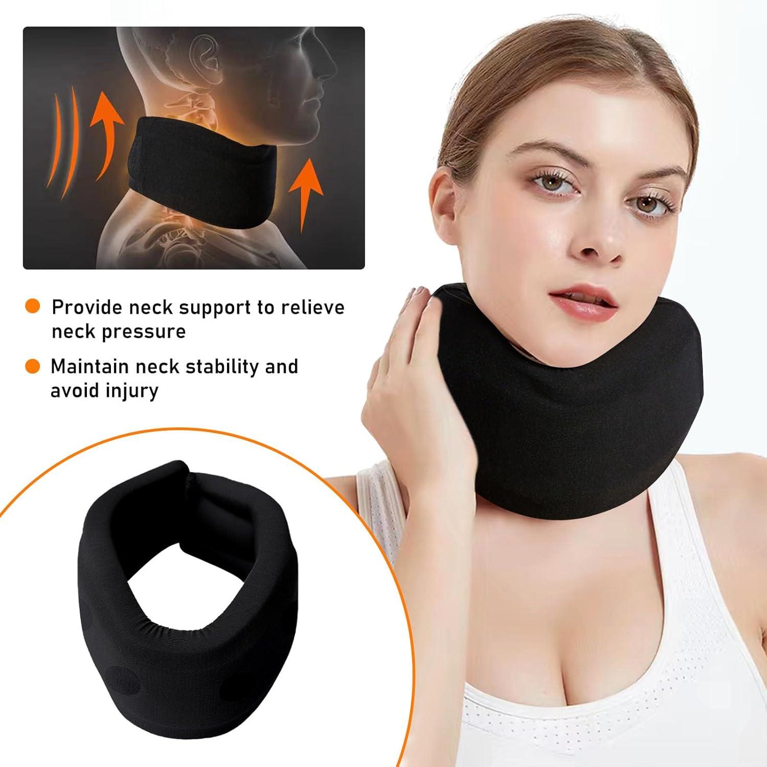 NizirioOo Neck Ruff - Adjustable Cervical Support Bandage for Neck Pain ...