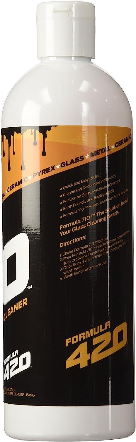 Formula 710 Advanced Cleaner Safe On Pyrex, Glass, Metal, and Ceramic by  Formula 420 - Assorted Sizes (16oz - Large) White 16 Fl Oz (Pack of 1)