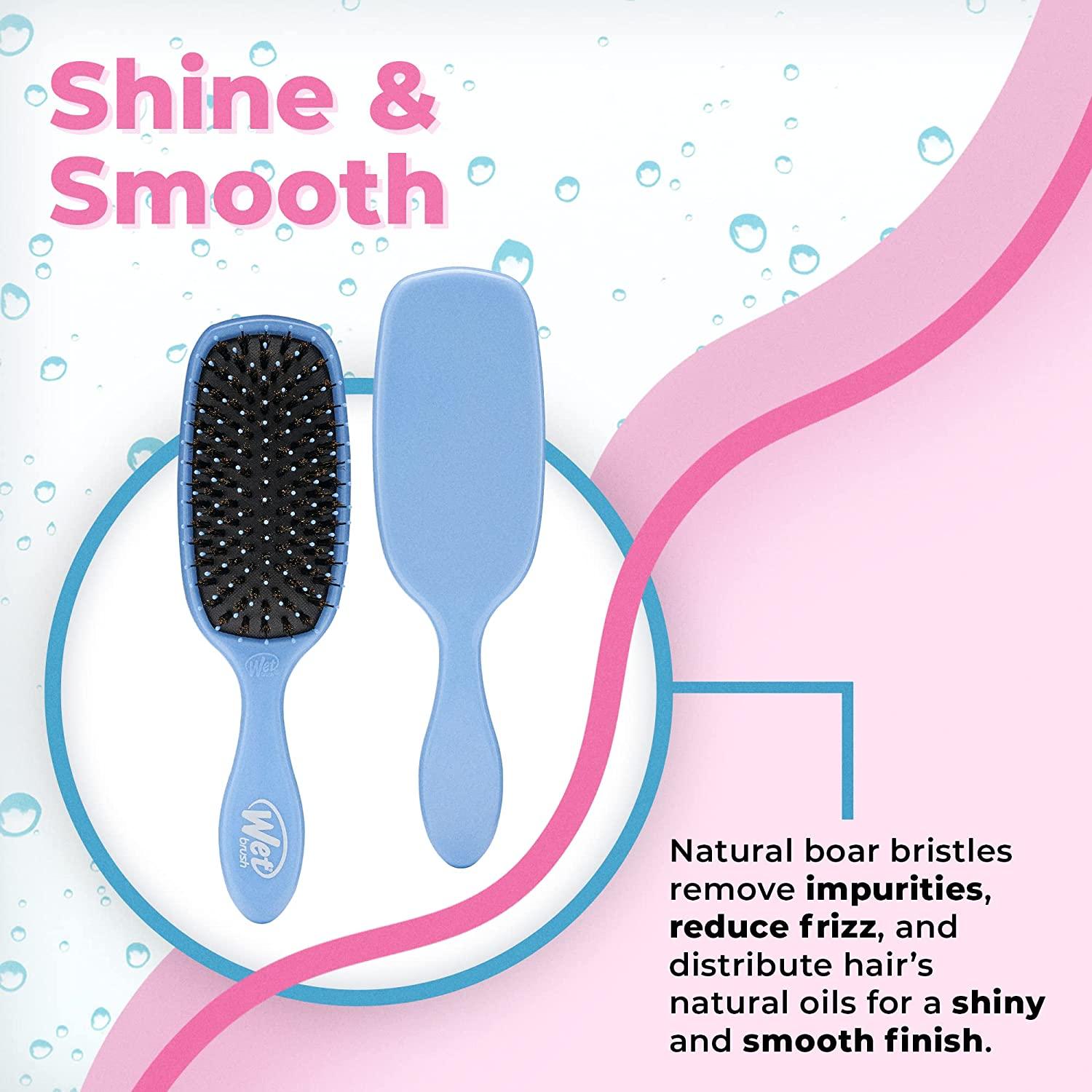 Wet Brush Shine Enhancer Paddle Brush, Sky Hair Detangler Brush with