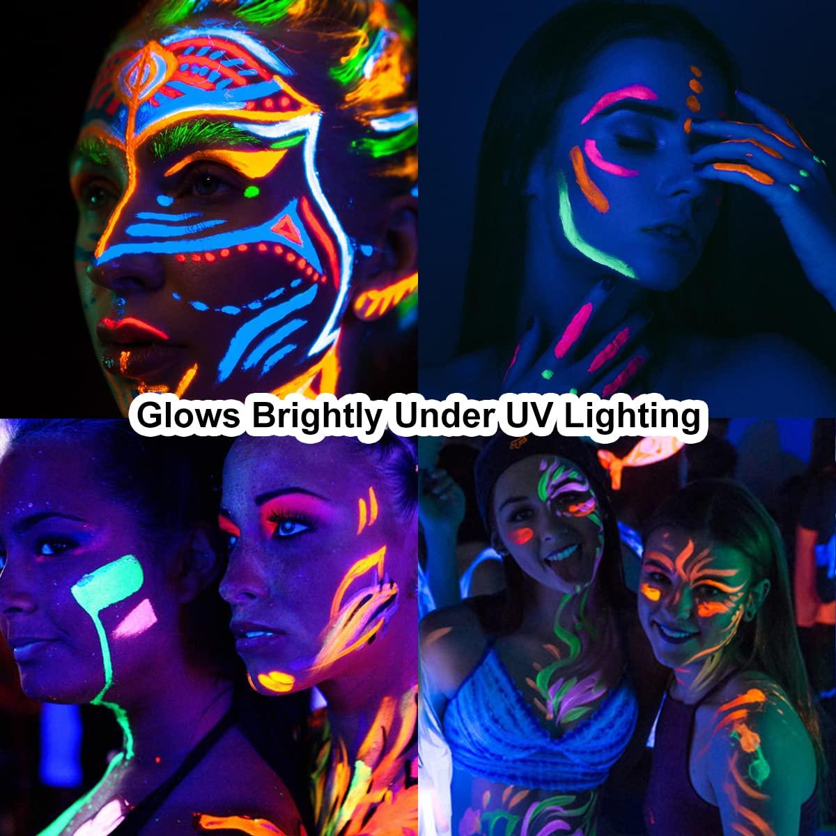Generic [Water Activated] Uv Glow In The Dark Face Paint And Body