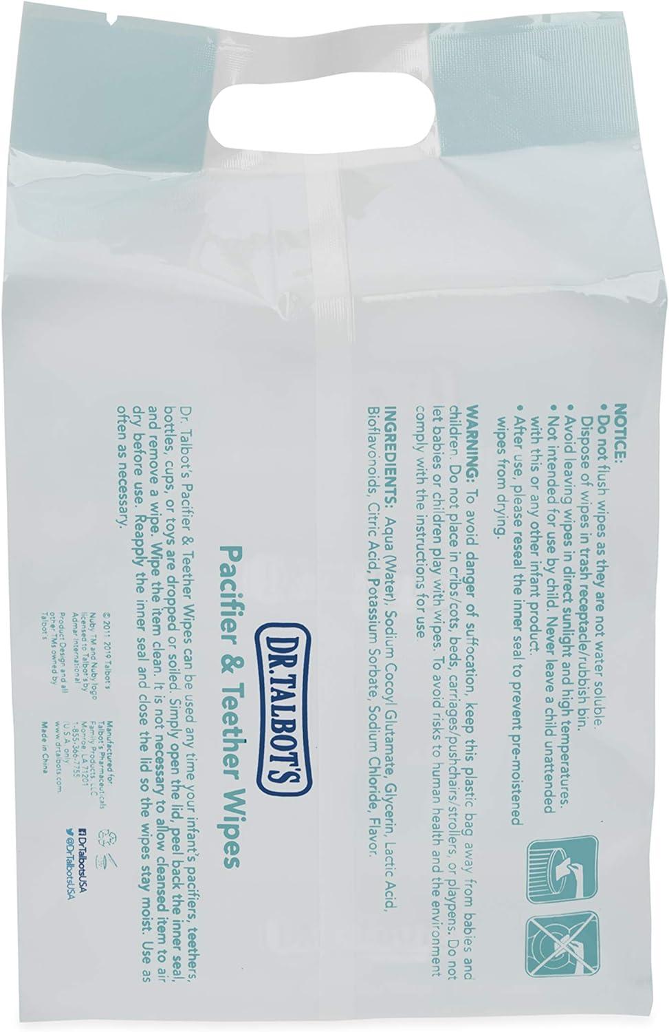 Teether wipes sales