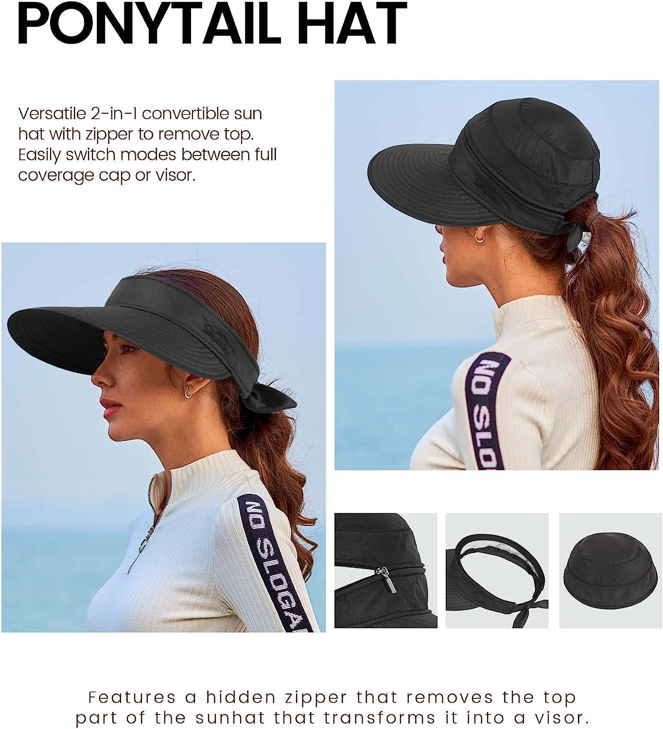 Simplicity Hats for Women UPF 50+ UV Sun Protective Convertible