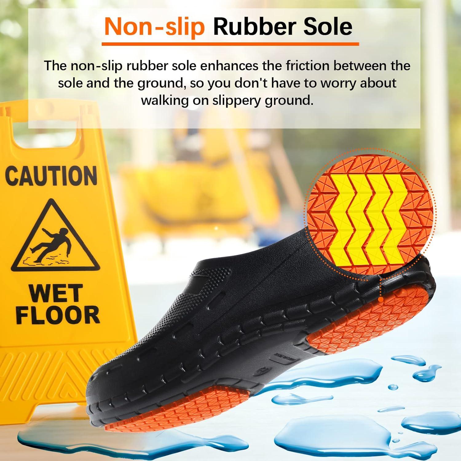 Women-Chef-Shoes-Clog-Kitchen-Nonslip-Safety-shoes-Oil-and-Water-even-on-safety