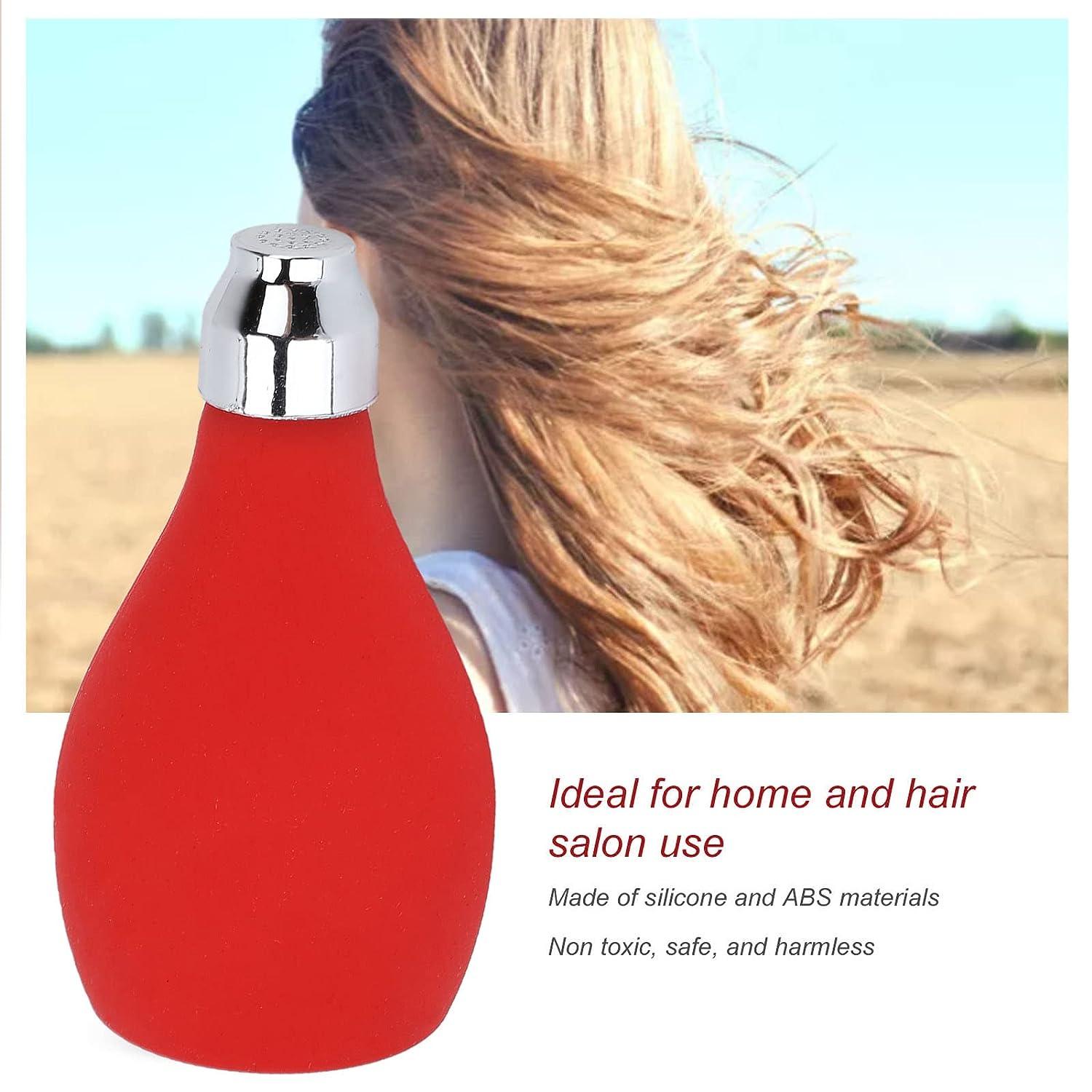 Refillable Hair Fiber Blower & Powder Applicator Silicone Squeeze Bottle
