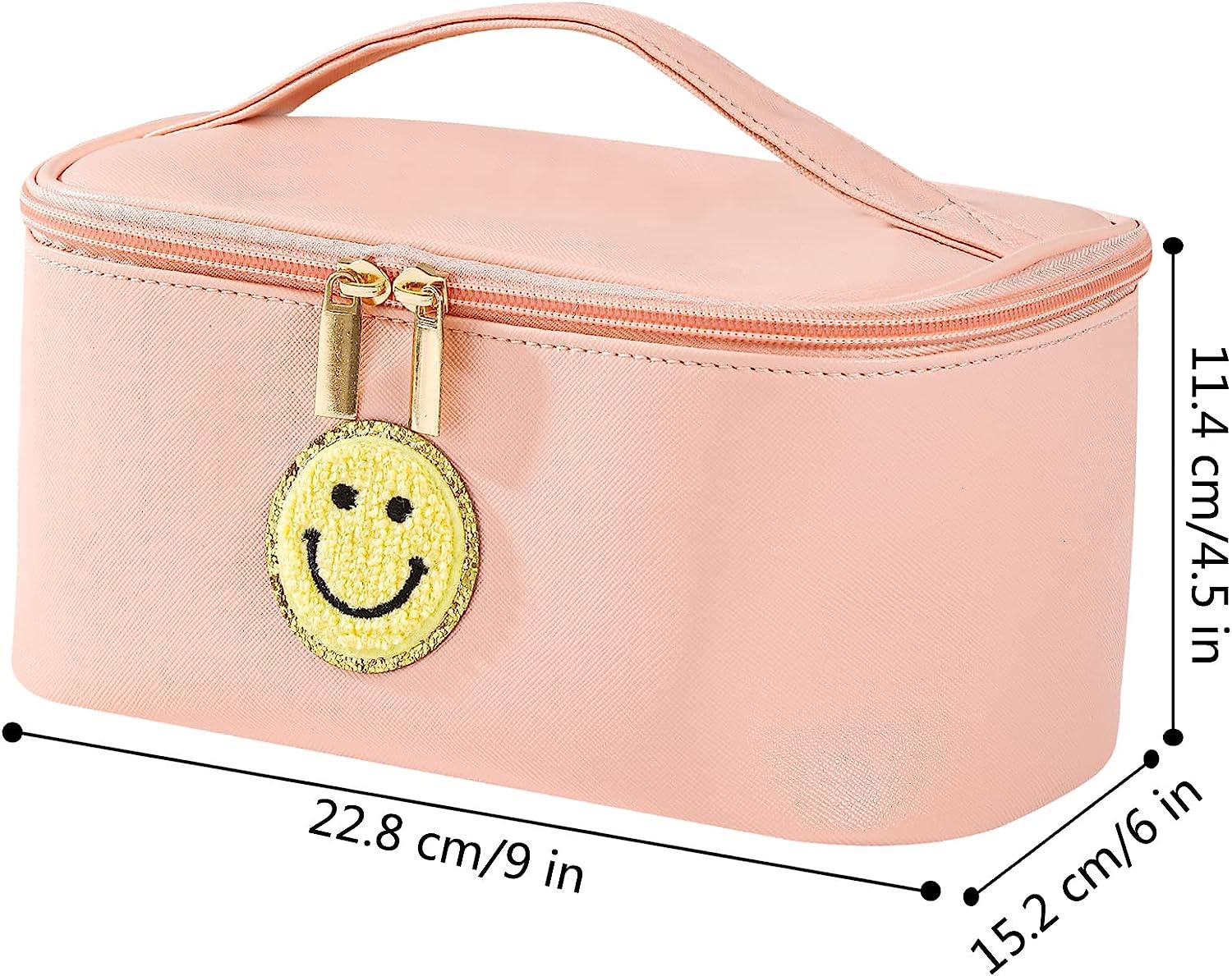 pink makeup bag