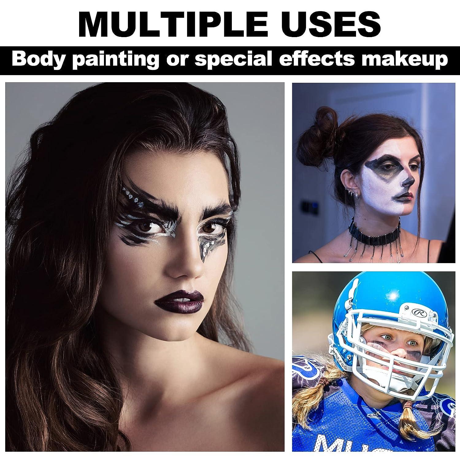 Jutqut 3PCS Sports Eye Black Stick Eyeblack Face Paint Stick for Football Baseball Softball