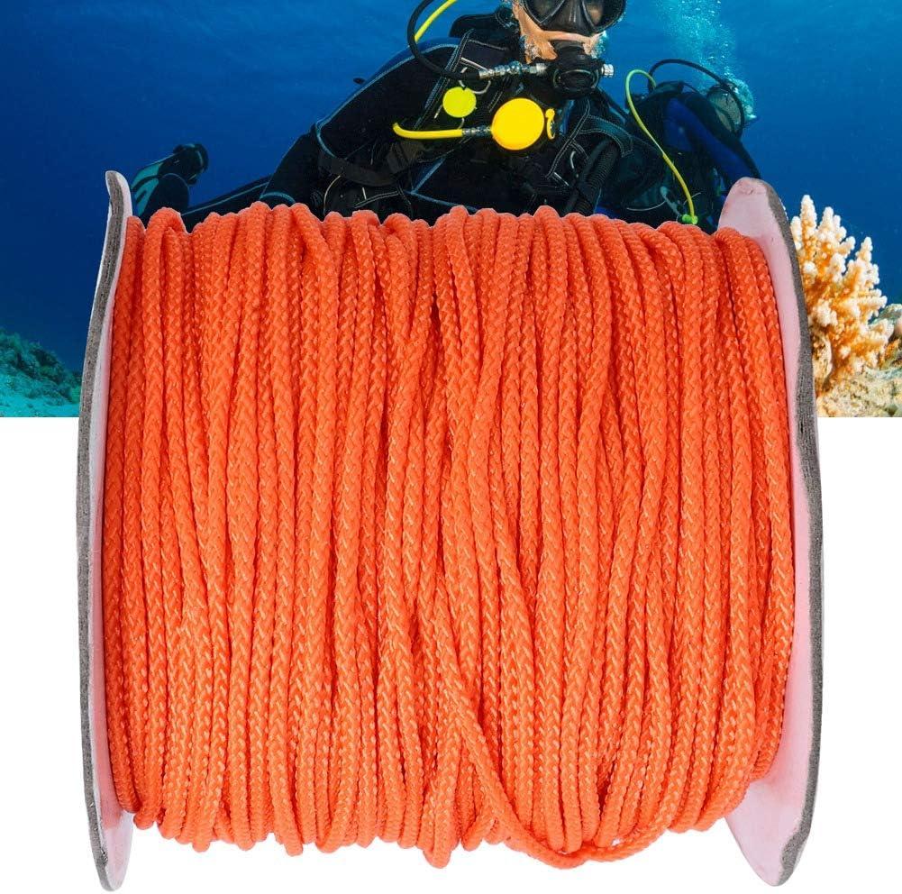Keep Diving Spool Reel Portable Solid Color Polyester Rope Reels Freediving  Fishing Underwater Accessories with Double End Hook - AliExpress