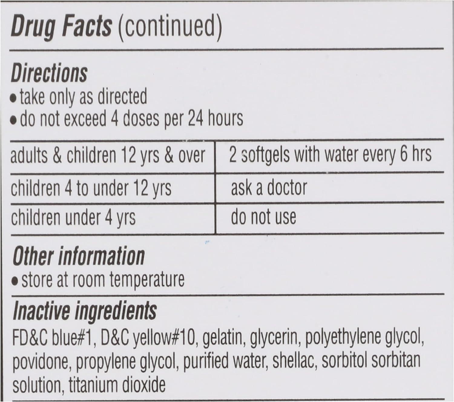Rite Aid MultiSymptom Nighttime Cold & Flu Relief Softgels 48 Count