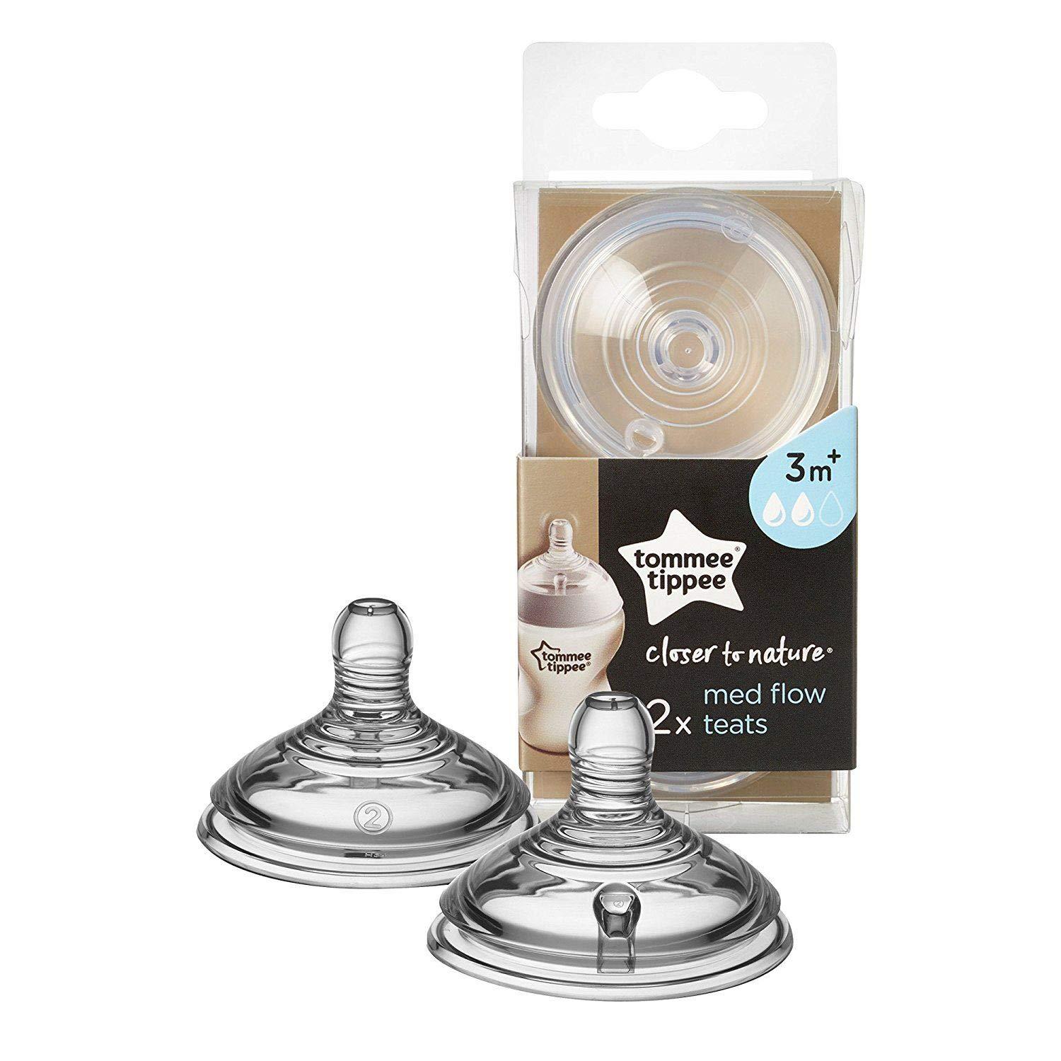 Tommee Tippee Nipples 6 Count Medium Flow