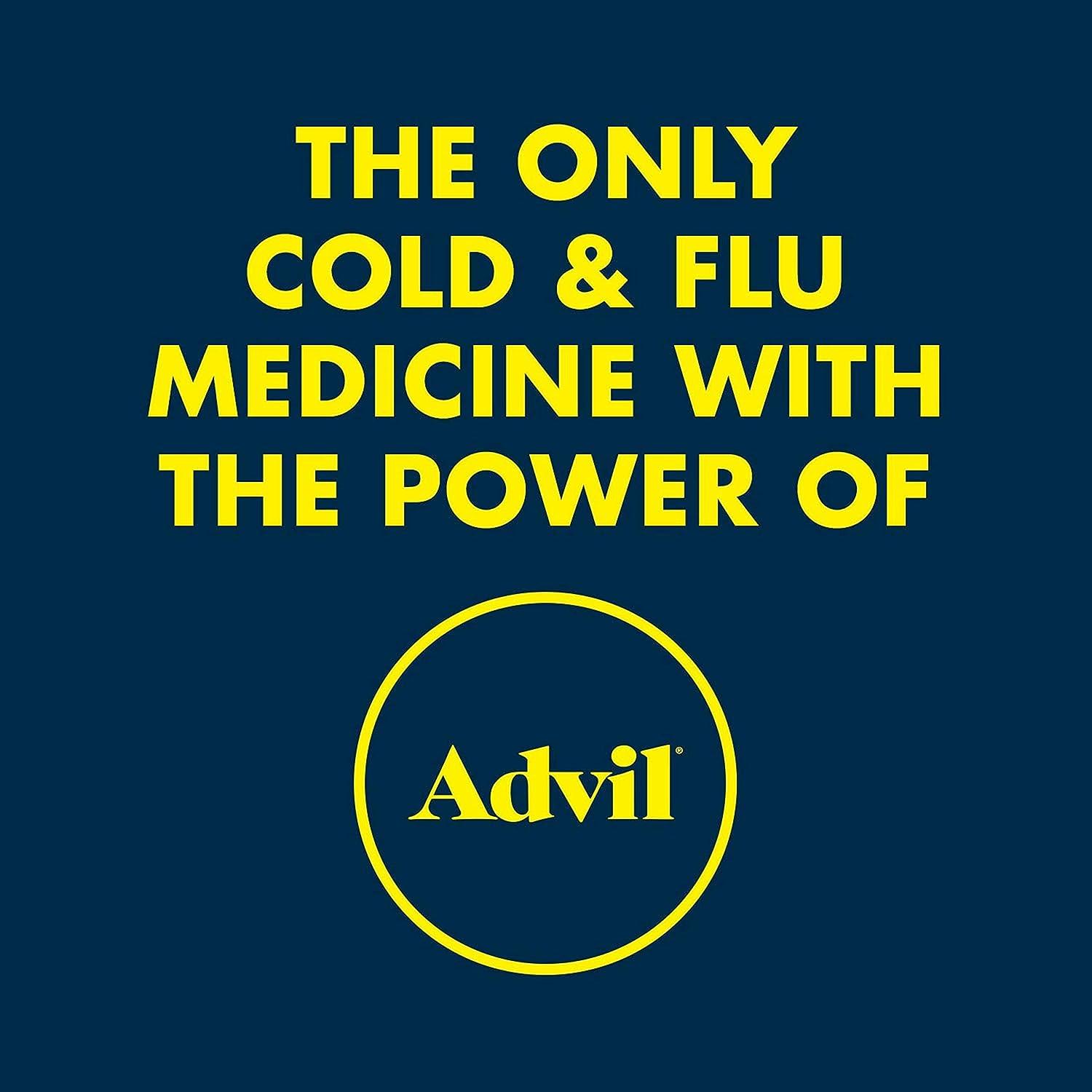 Advil Multi Symptom Cold and Flu Medicine Cold Medicine for Adults with