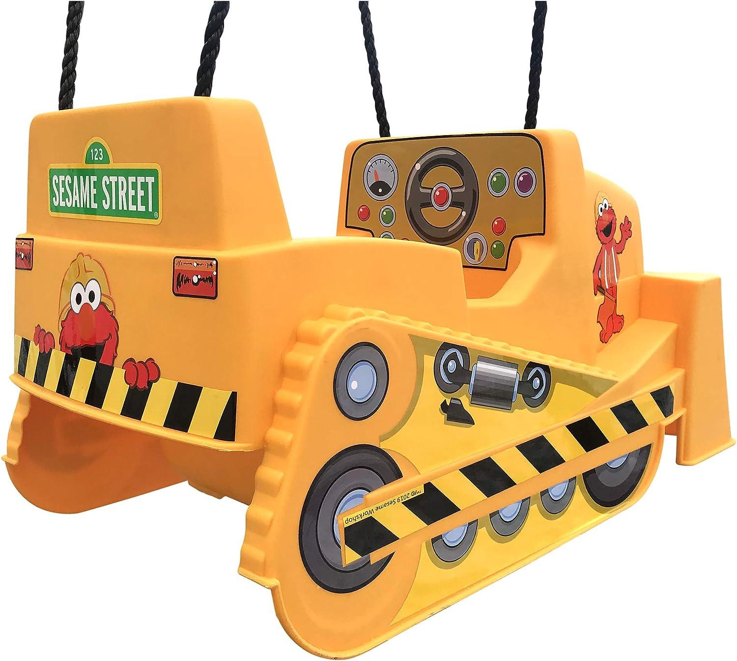M & M Sales Enterprises Sesame Street Dozer Toddler Swing , Black