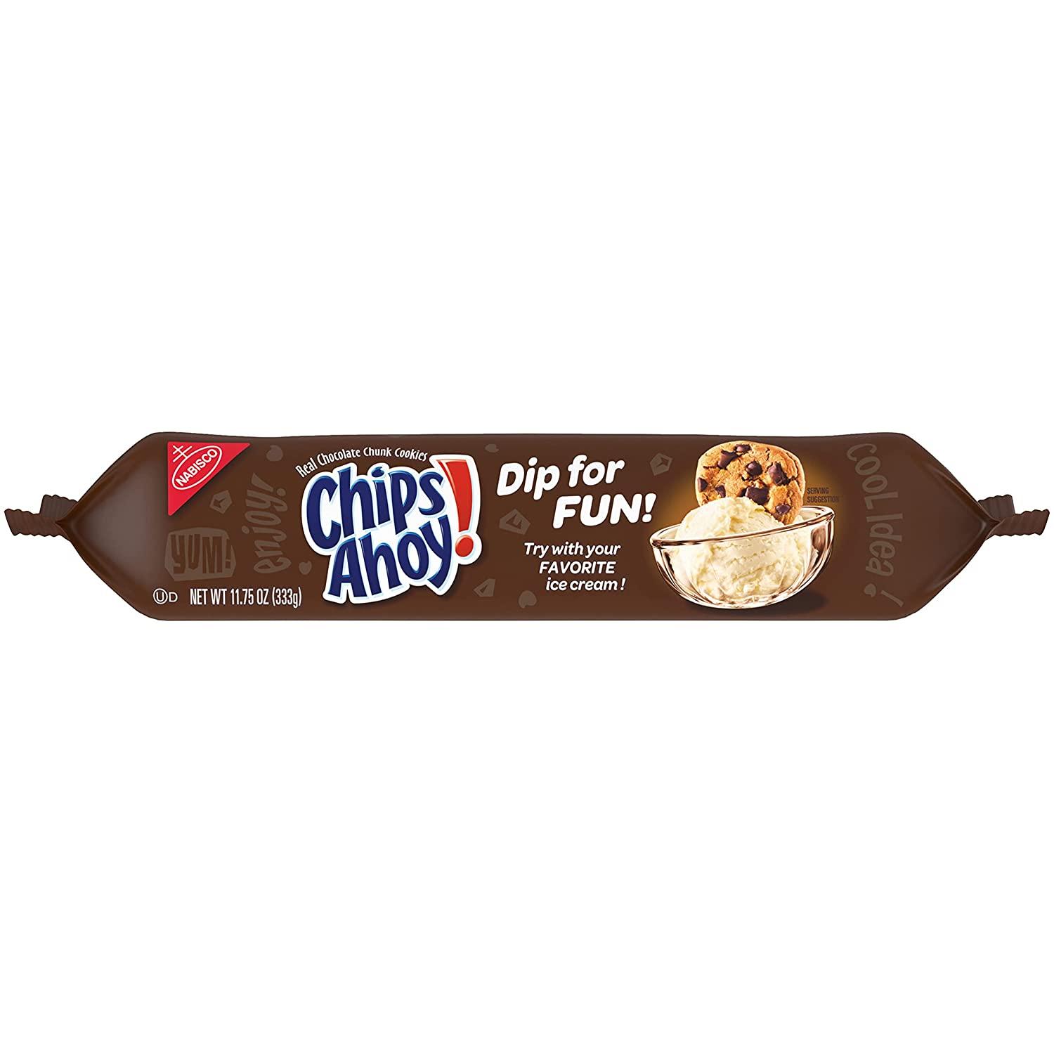 Chips Ahoy! Chunky Chocolate Chip Cookies, Original, 11.75 Ounce each