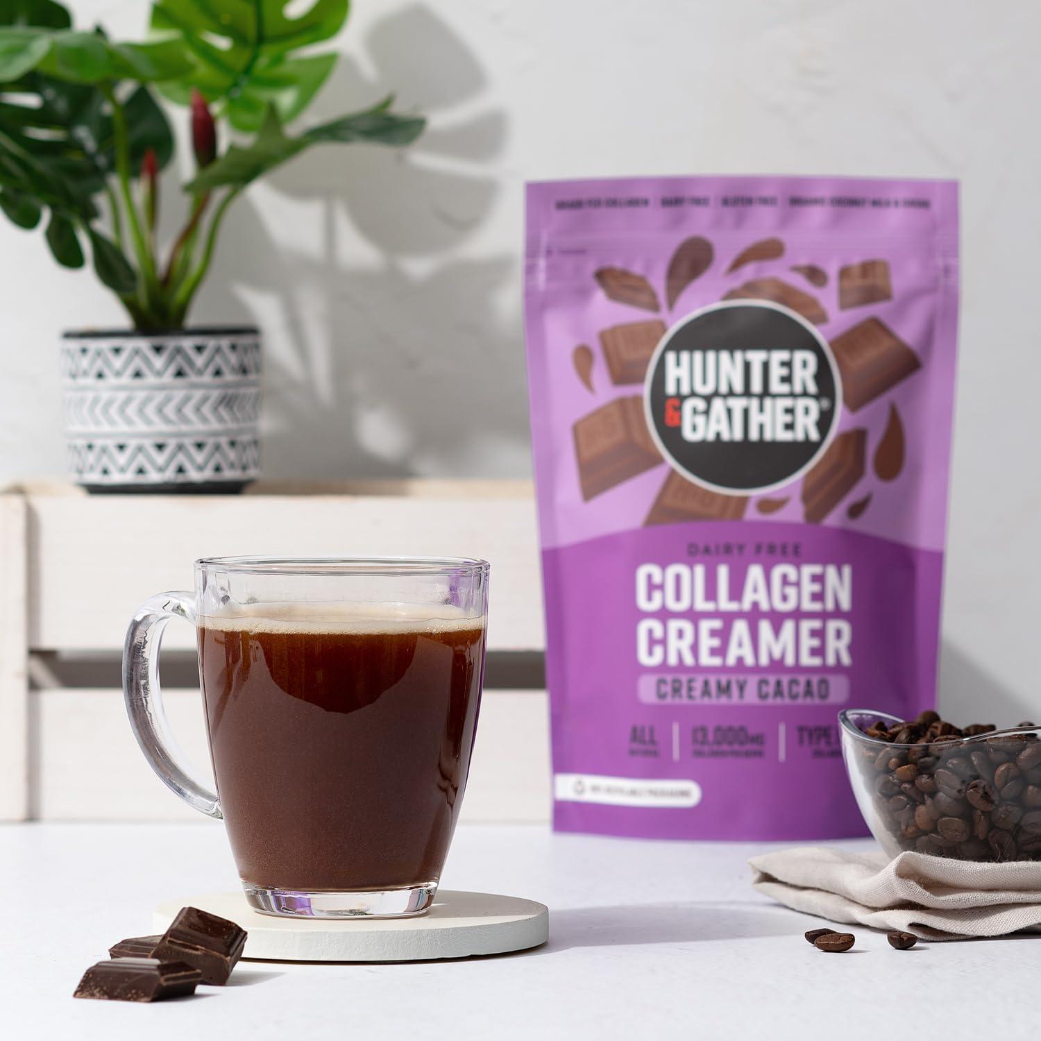 Hunter & Gather Collagen Creamer for Coffee I Creamy Cacao I 300g I