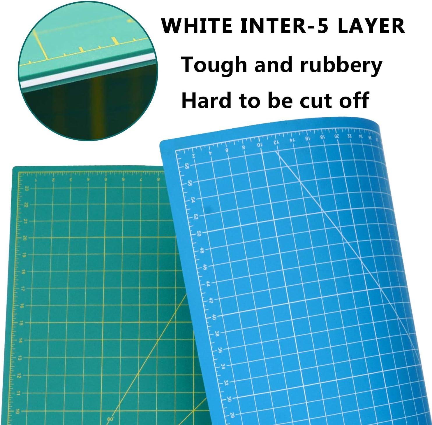 Double Sided Self Healing Cutting Mat, Rotary Cutting Board With Grid & Non  Slip Surface, Rotary Cutter For Craft, Fabric, Quilting, Sewing, Scrapbook