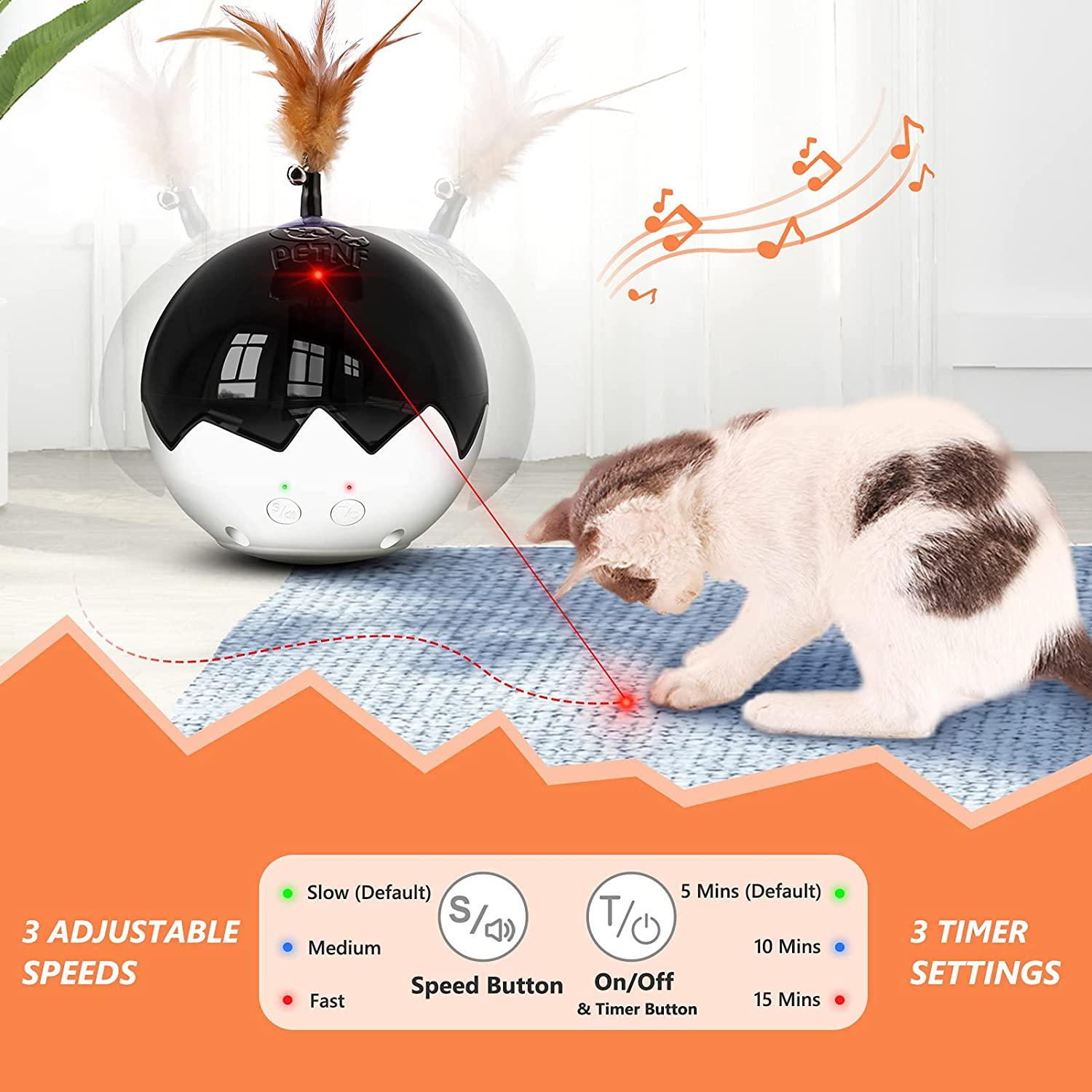 Kitty chase interactive 360 degree laser cat toy hotsell