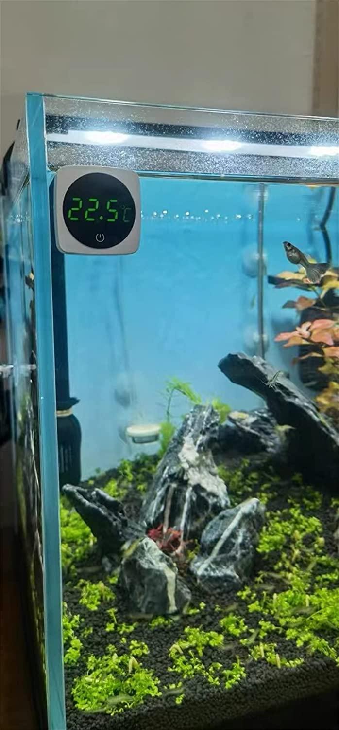 Aquarium Thermometer, LED Touch Screen Fish Tank Thermometer Accurate