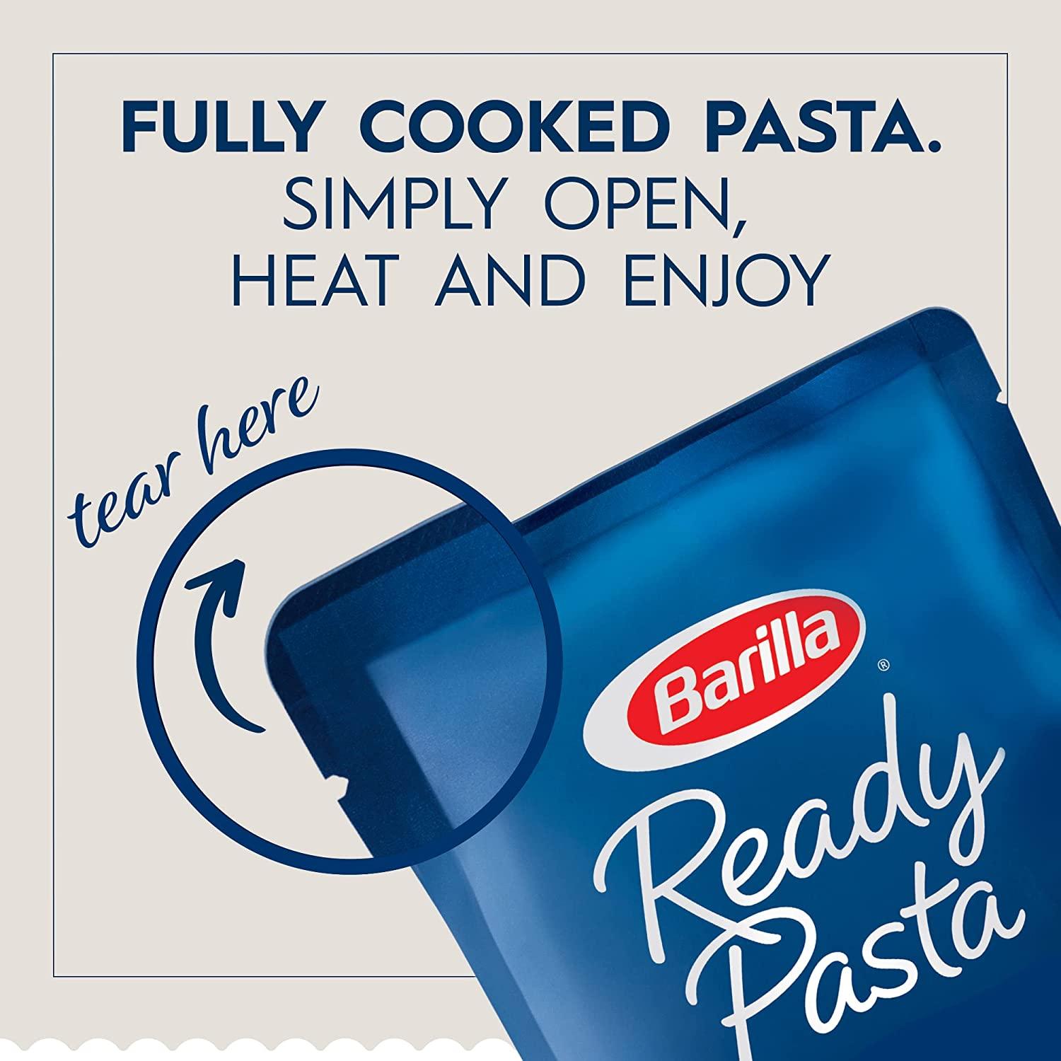 BARILLA Ready Pasta Rotini 8.5 oz. Pouch NonGMO, No Preservatives