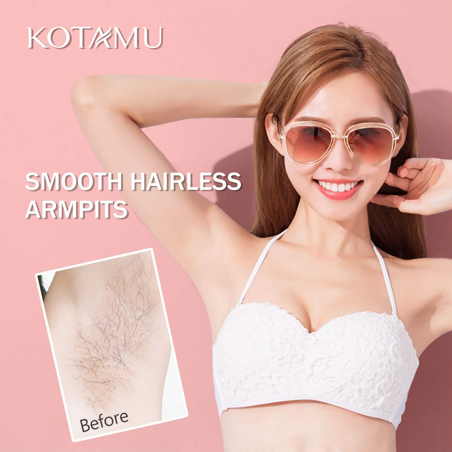 Wax Warmer Kit, KOTAMU Hair Removal Waxing Kit with 4 Hard Wax Beans