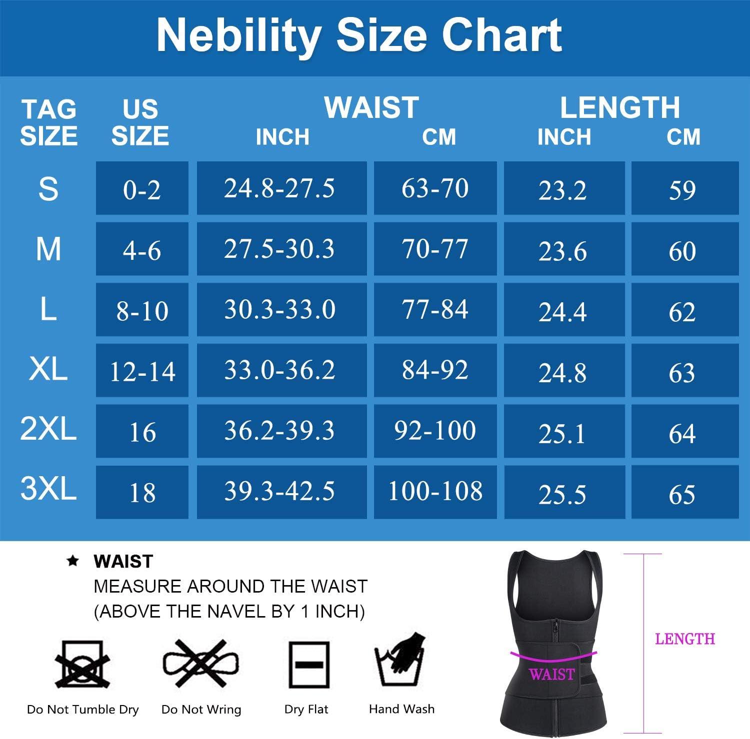 Nebility Women Waist Trainer Bodysuit Tummy Control Shapewear Slim