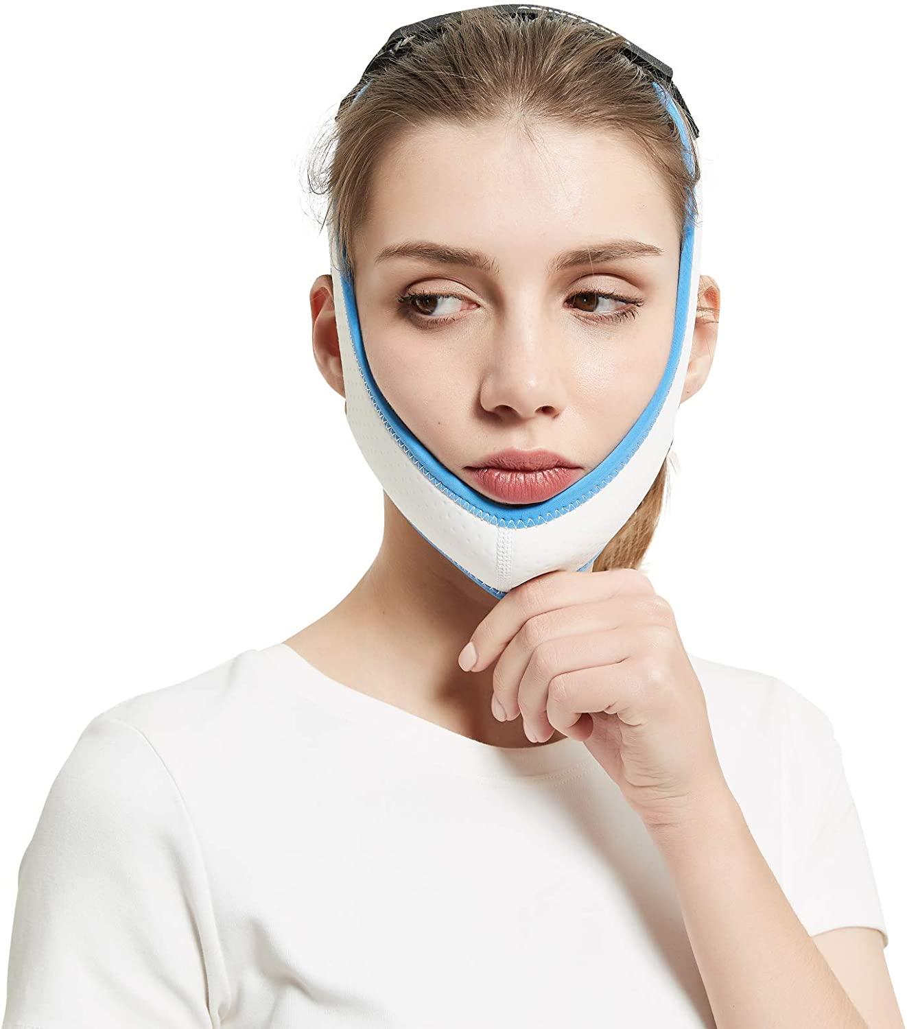Anti Snoring Devices Chin Strap for CPAP Users and Mouth Breathers