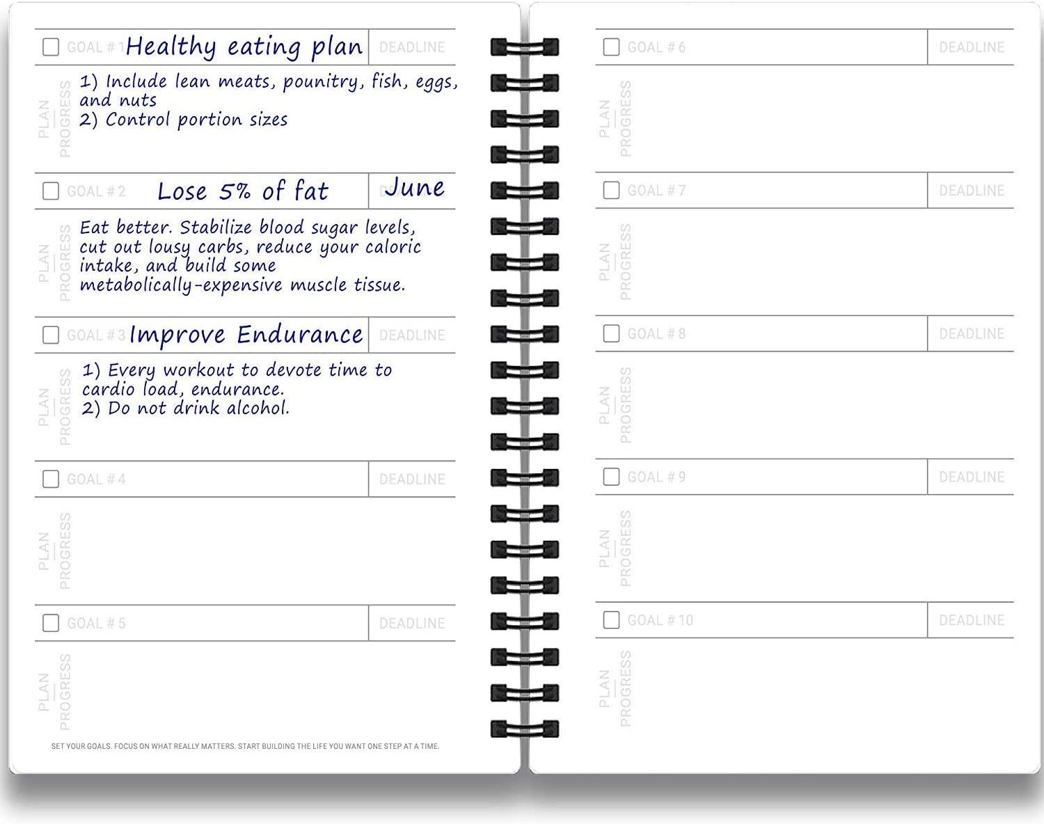 Fitness Journal Workout Planner Gym Notebook,Workout Tracker