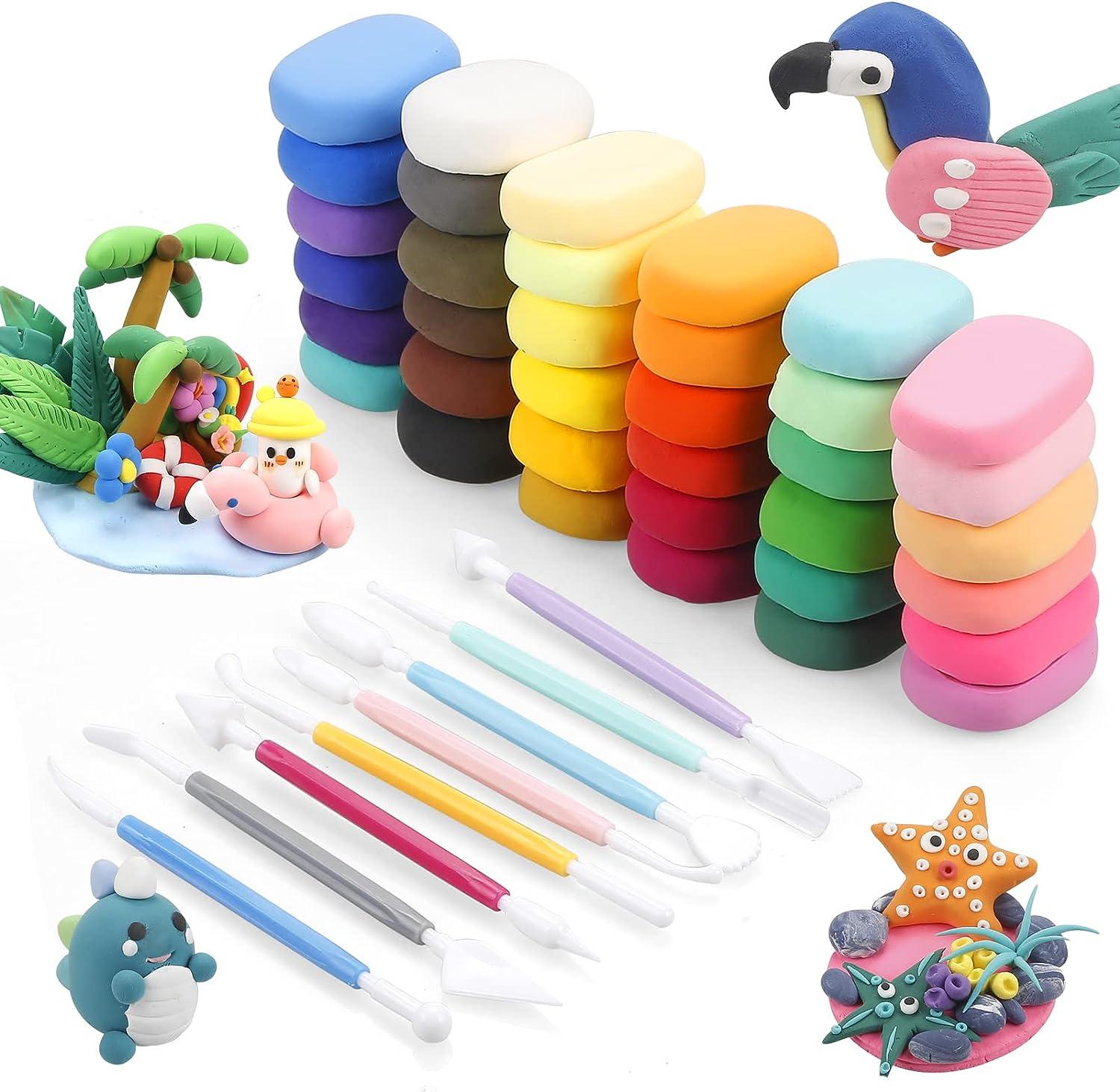 Air Dry Clay (36 Color Kit), Modeling Clay for Kids (Easy to Mold
