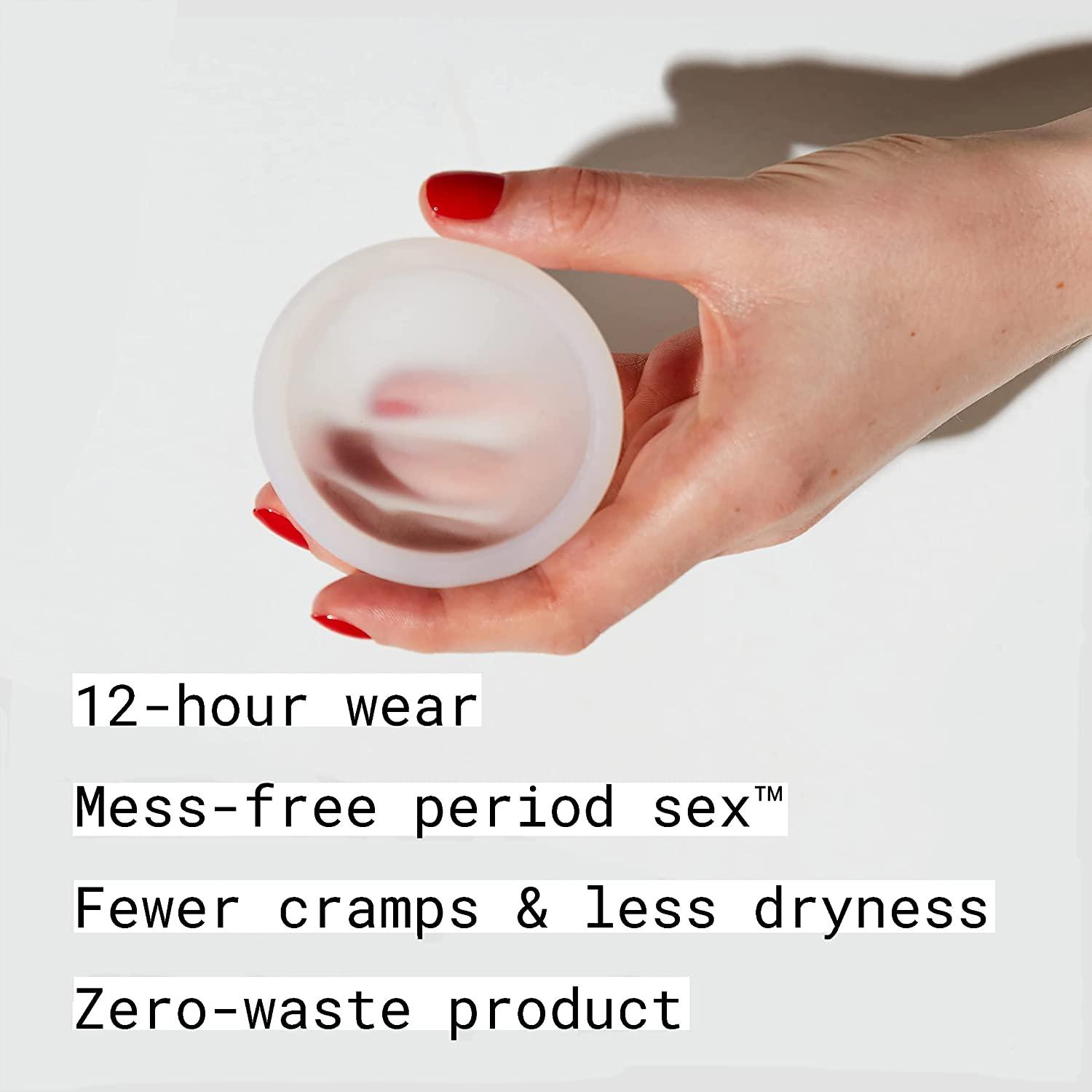 Flex Reusable Disc Reusable Menstrual Disc Tampon, Pad, and Cup Alternative Capacity of 6