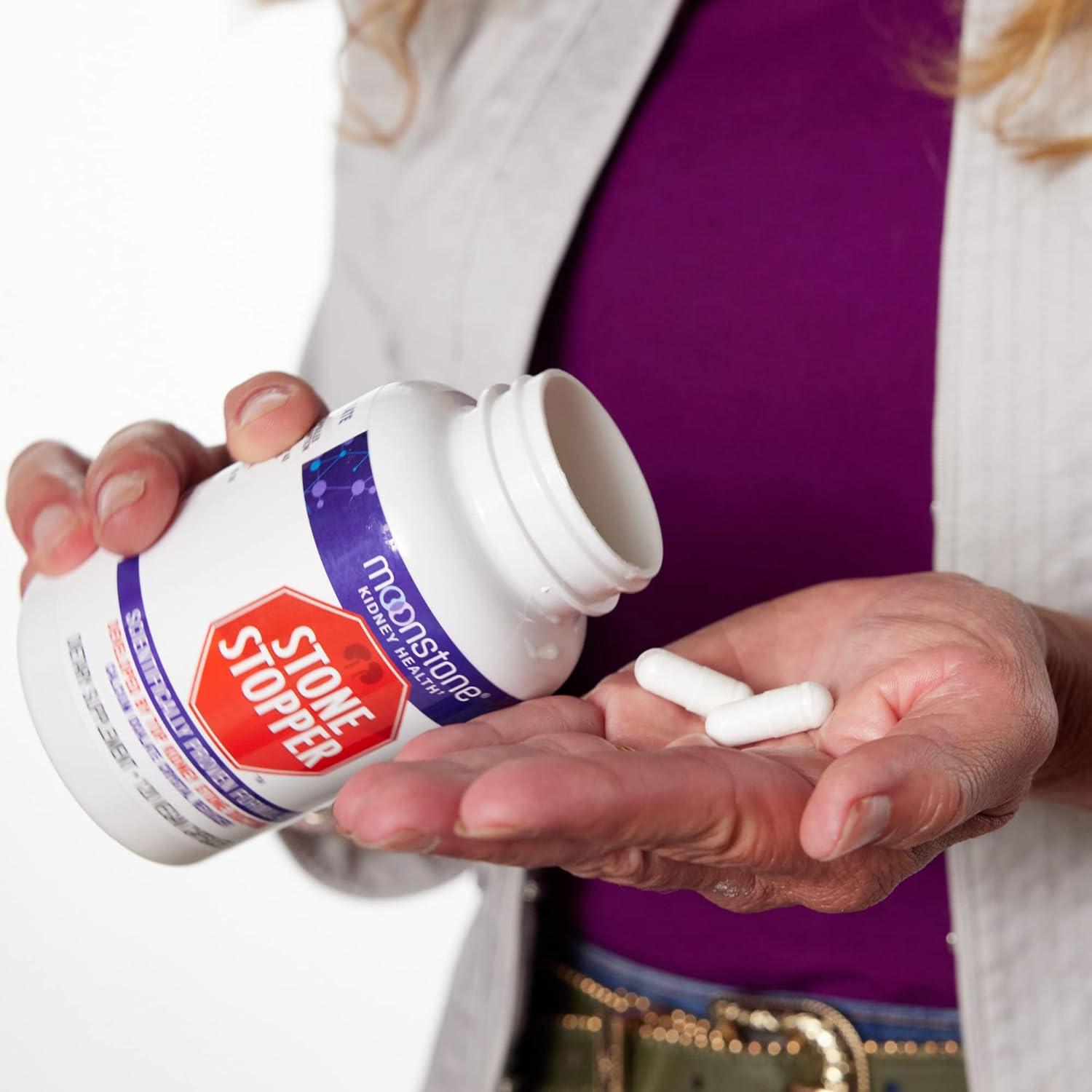 Moonstone Kidney Stone Stopper Capsules Chanca Piedra Alternative