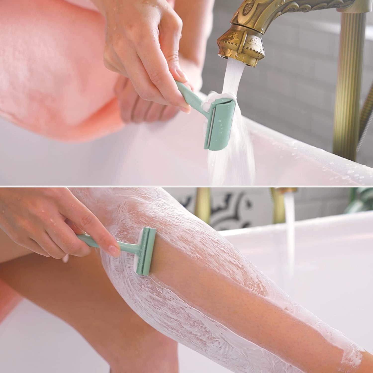 Jungle Culture Double Edge Safety Razor for Women & Men in Green