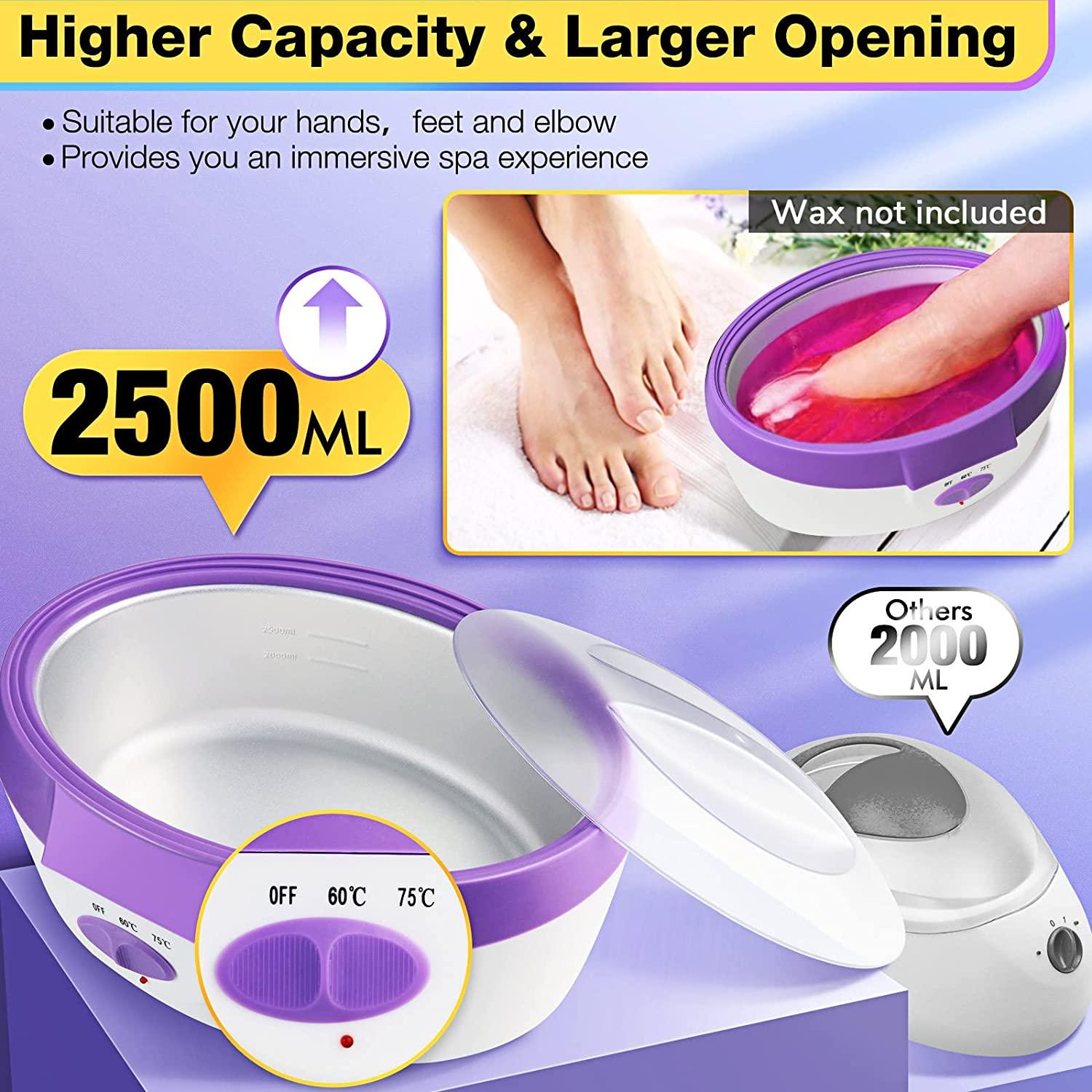 Paraffin Wax Machine for Hand and Feet Ejiubas Paraffin Bath, Quick