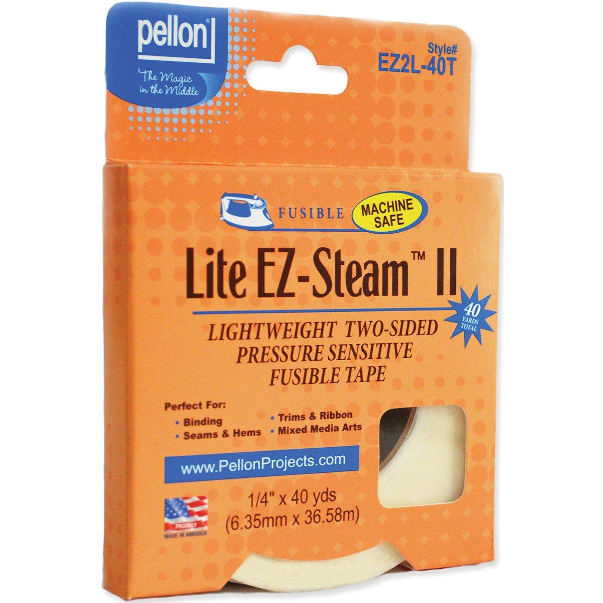 Pellon EZ Steam II Lite 44200 X40 Yards Tape White Convenient and