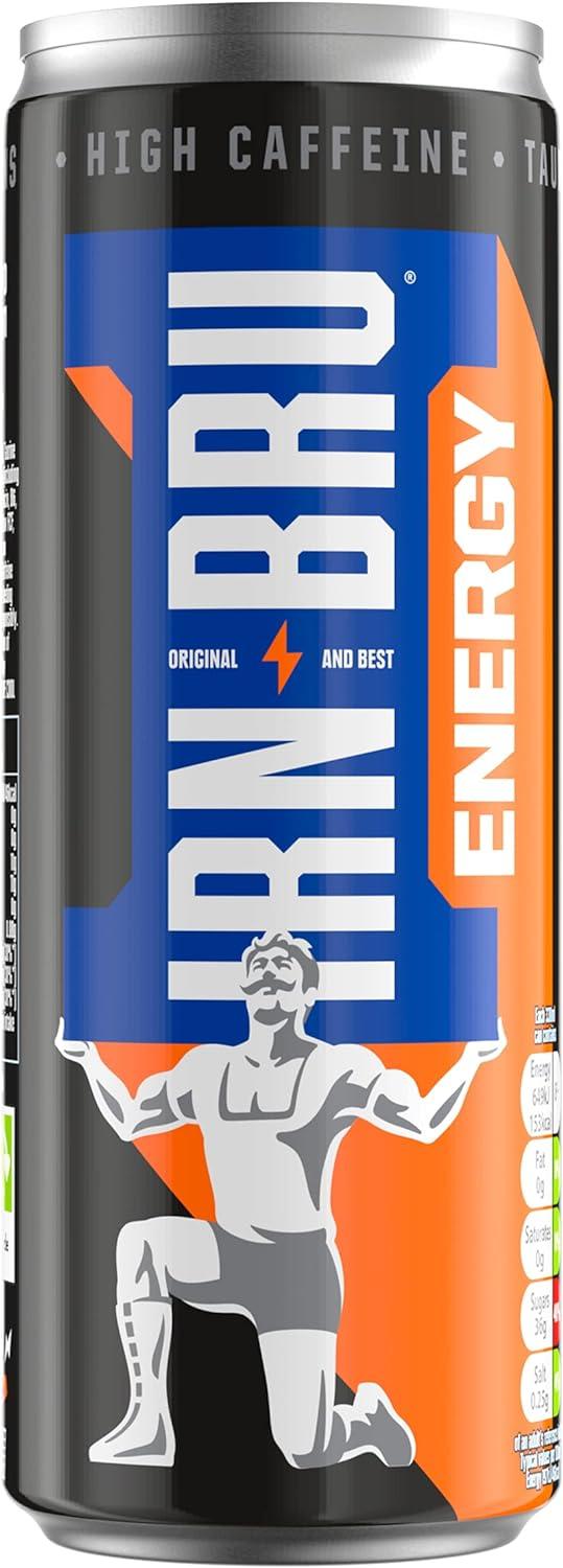 IRNBRU Energy Drink The Iconic Taste of IRNBRU with Taurine Caffeine