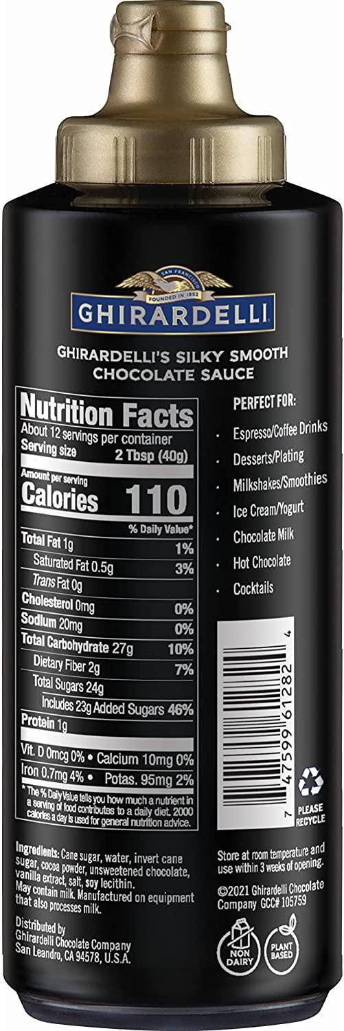 Ghirardelli Squeeze Bottles Set Caramel, Chocolate & White Chocolate