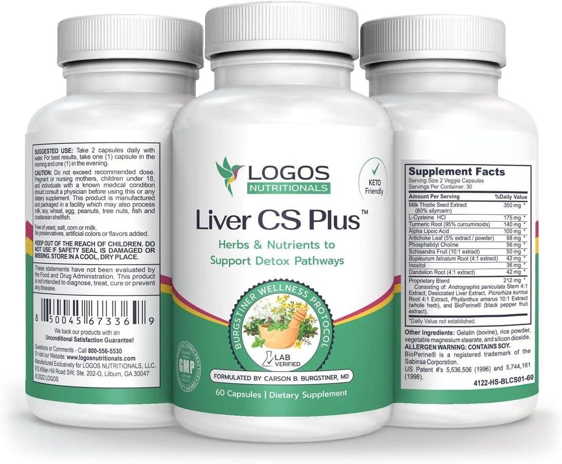 Logos Nutritionals Liver CS Plus 60 Powerful Liver Detox Formula