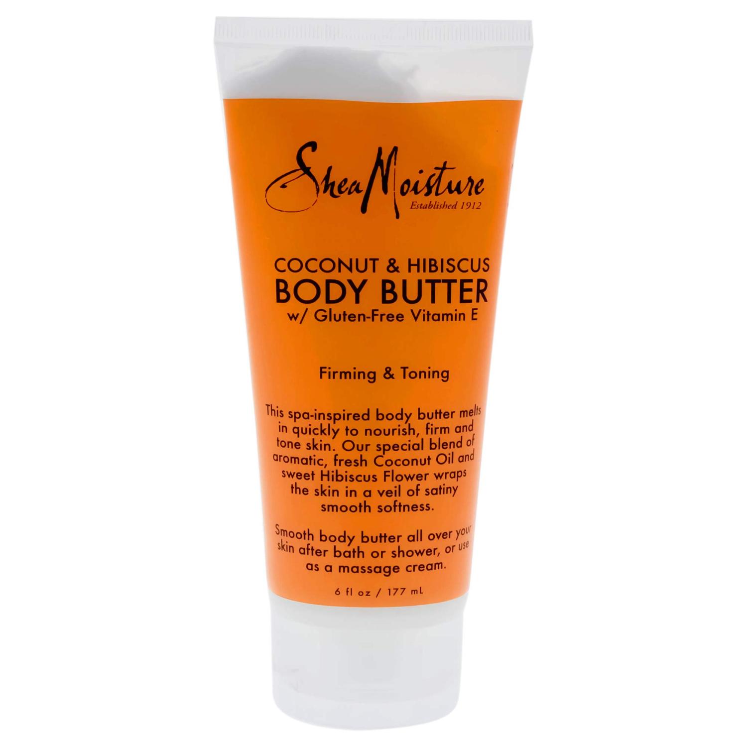 SheaMoisture Coconut & Hibiscus Body Butter 6 Ounce Coconut & Hibiscus