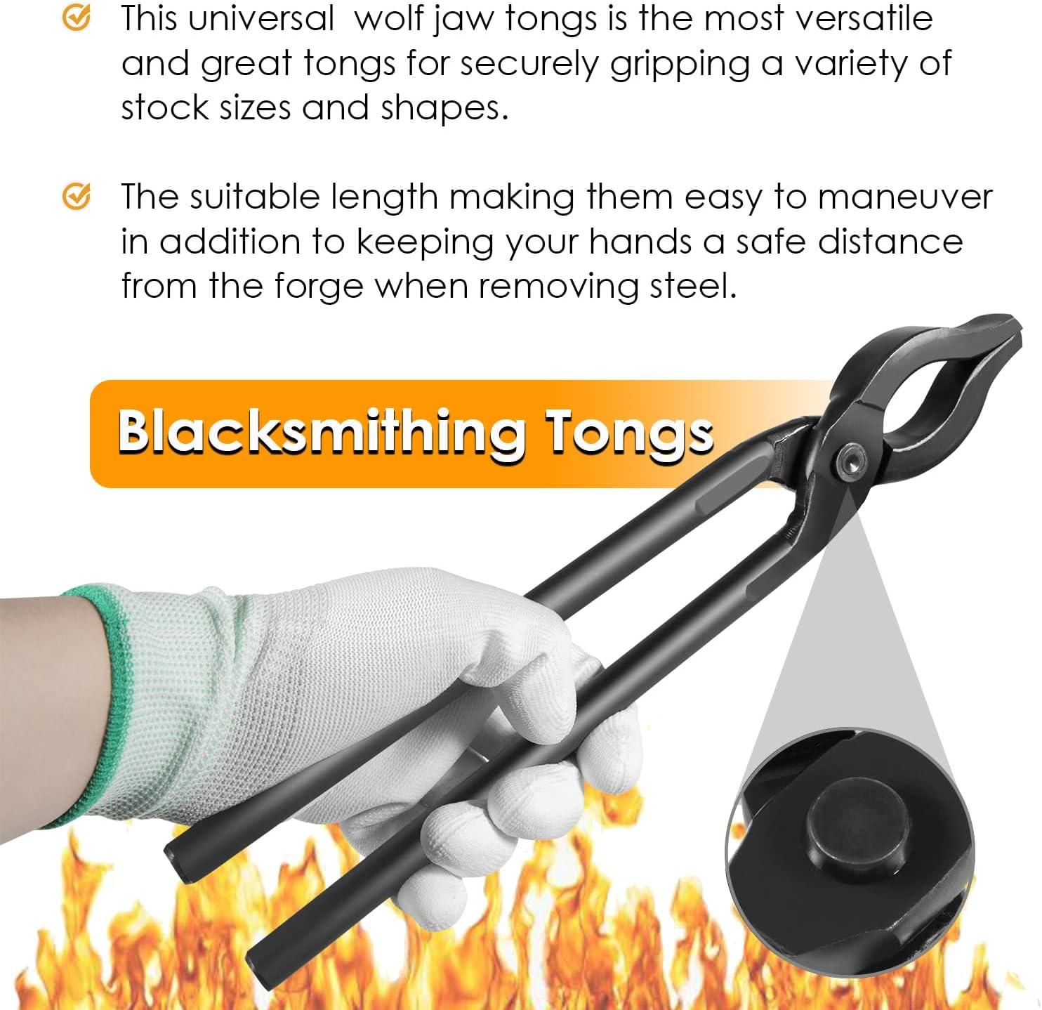 Blacksmith Tongs Forging Tools Universal Blacksmithing Tongs Forge