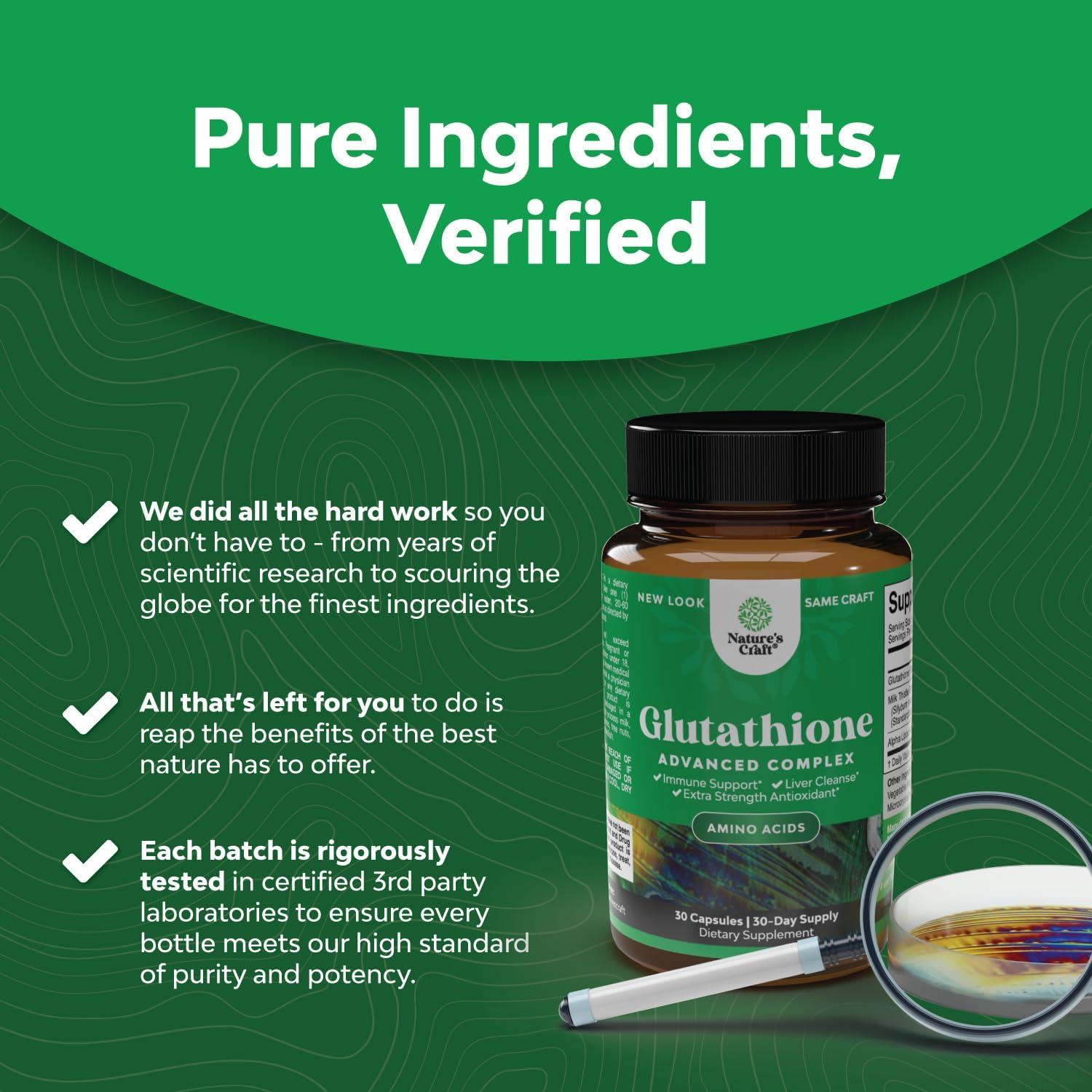 Glutathione Amino Acid Supplement - Liver & Immune Support with Milk  Thistle Extract - 60 Servings | Buy Now with Express International Delivery  | GoSupps.com