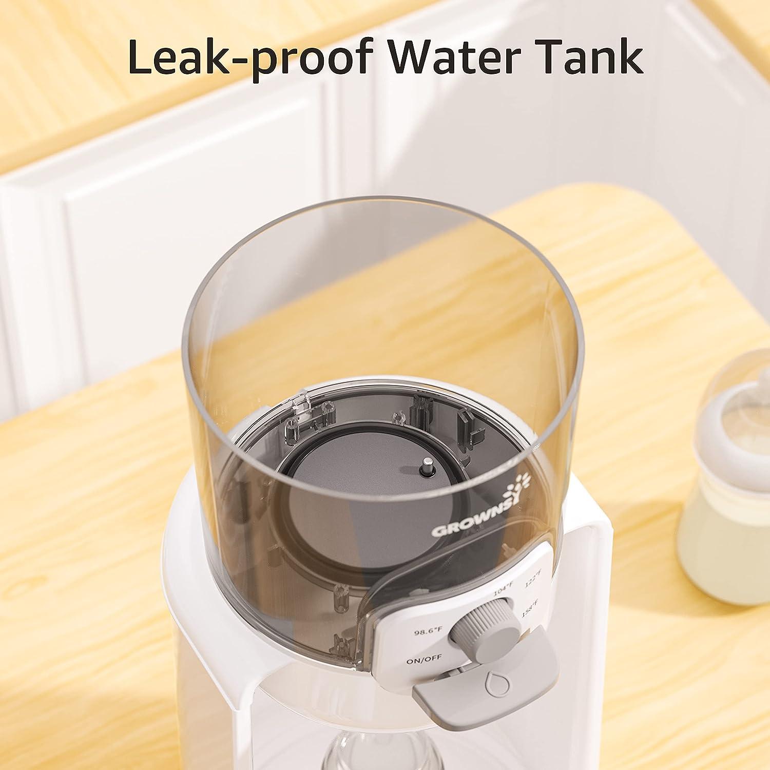 Grownsy Baby Water Warmer Dispenser - New 4 Temperatures 72H Smart  Thermostat