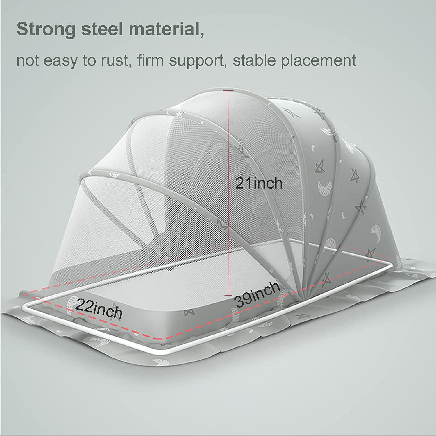 Portable Baby Mosquito Net Bed Tent Breathable Foldable Crib Cover