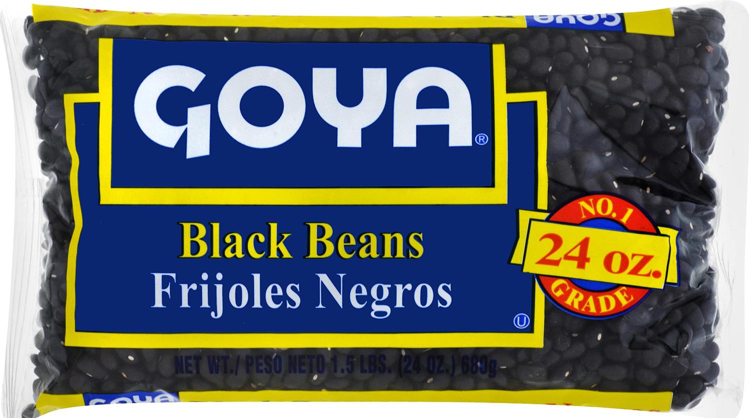Goya Black Beans, Dry, 24 Ounce Bag