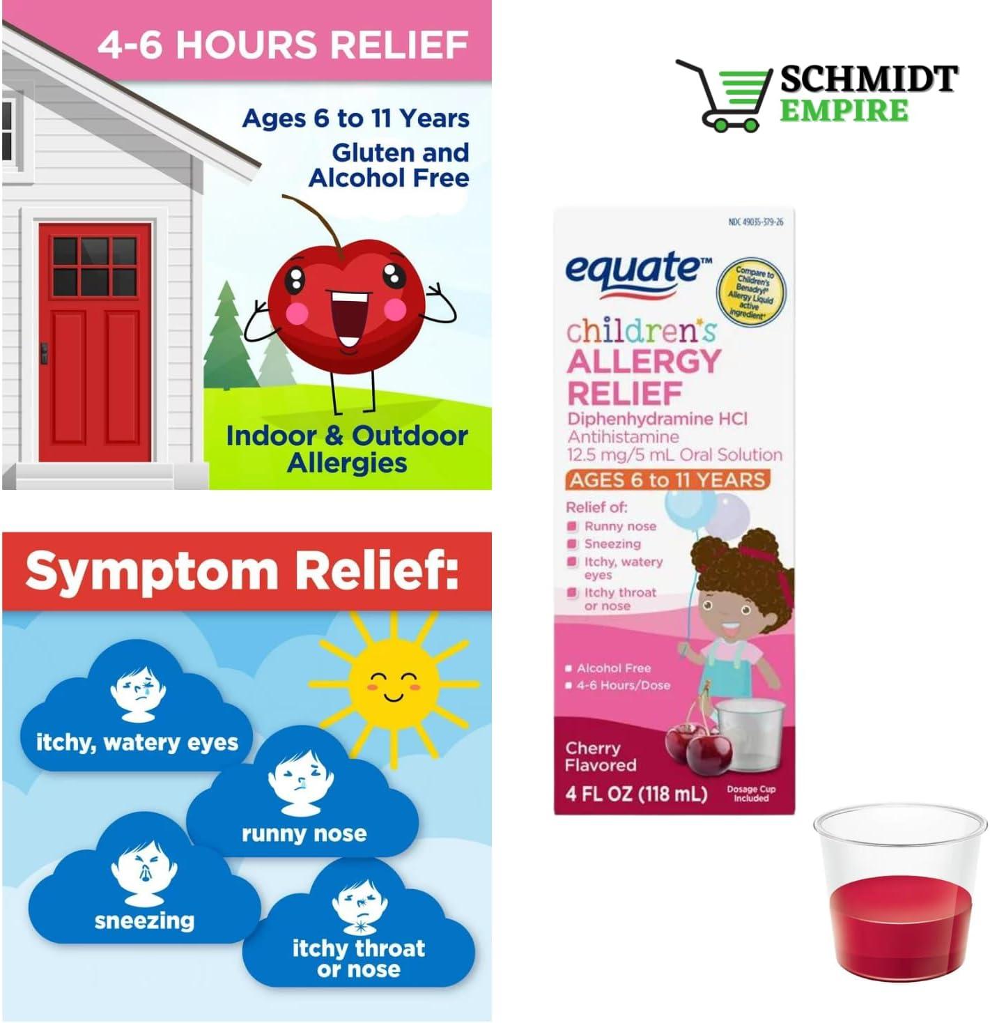SCHMIDT EMPIRE Children's Allergy Relief Cherry Liquid & Chewable