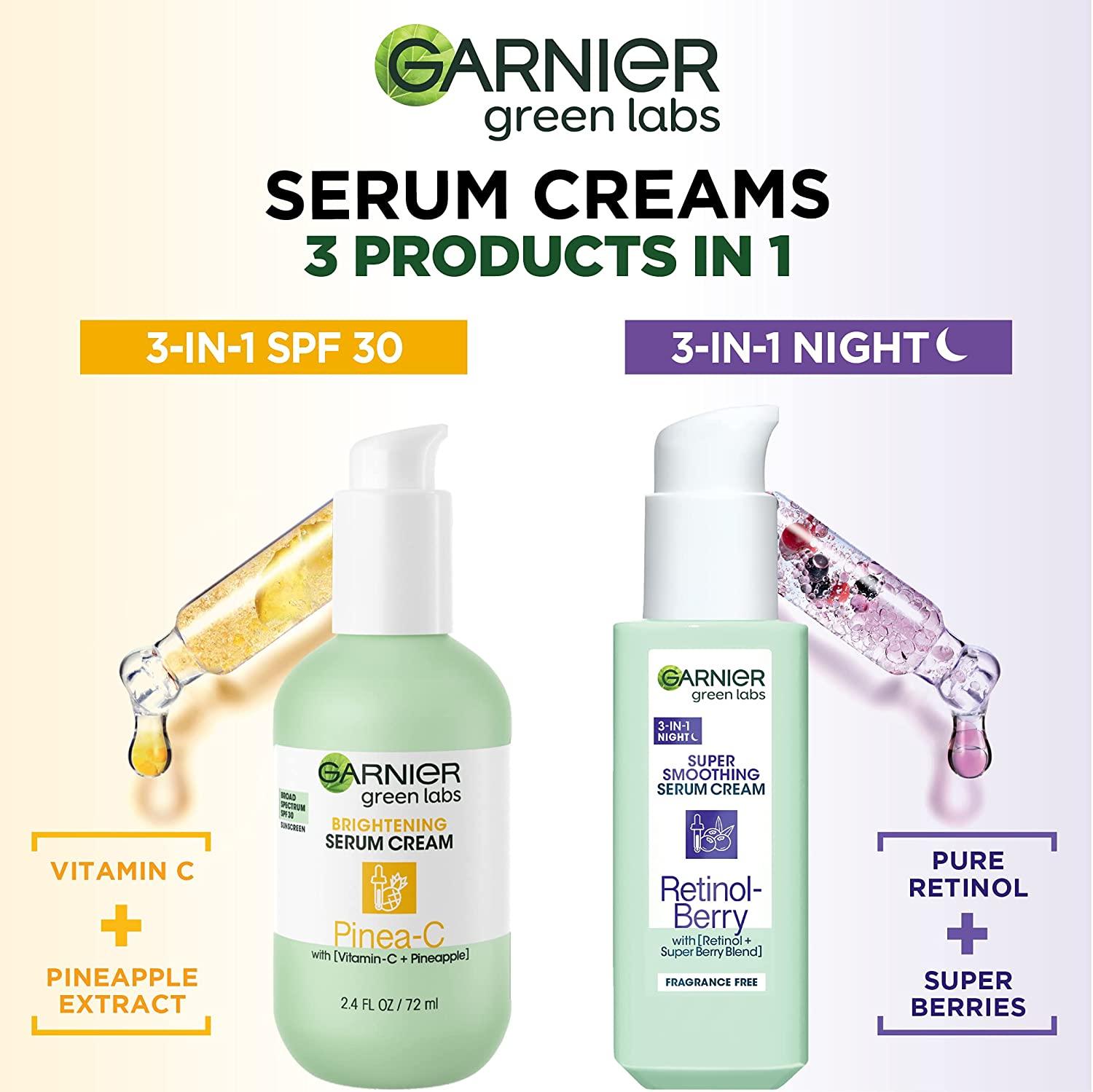 Garnier Green Labs RetinolBerry Night Serum Cream Kit 3in1 Retinol