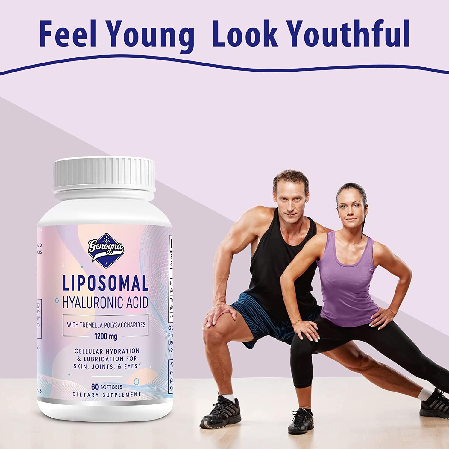 Liposomal Hyaluronic Acid 1000mg Capsules with Tremella Polysaccharides