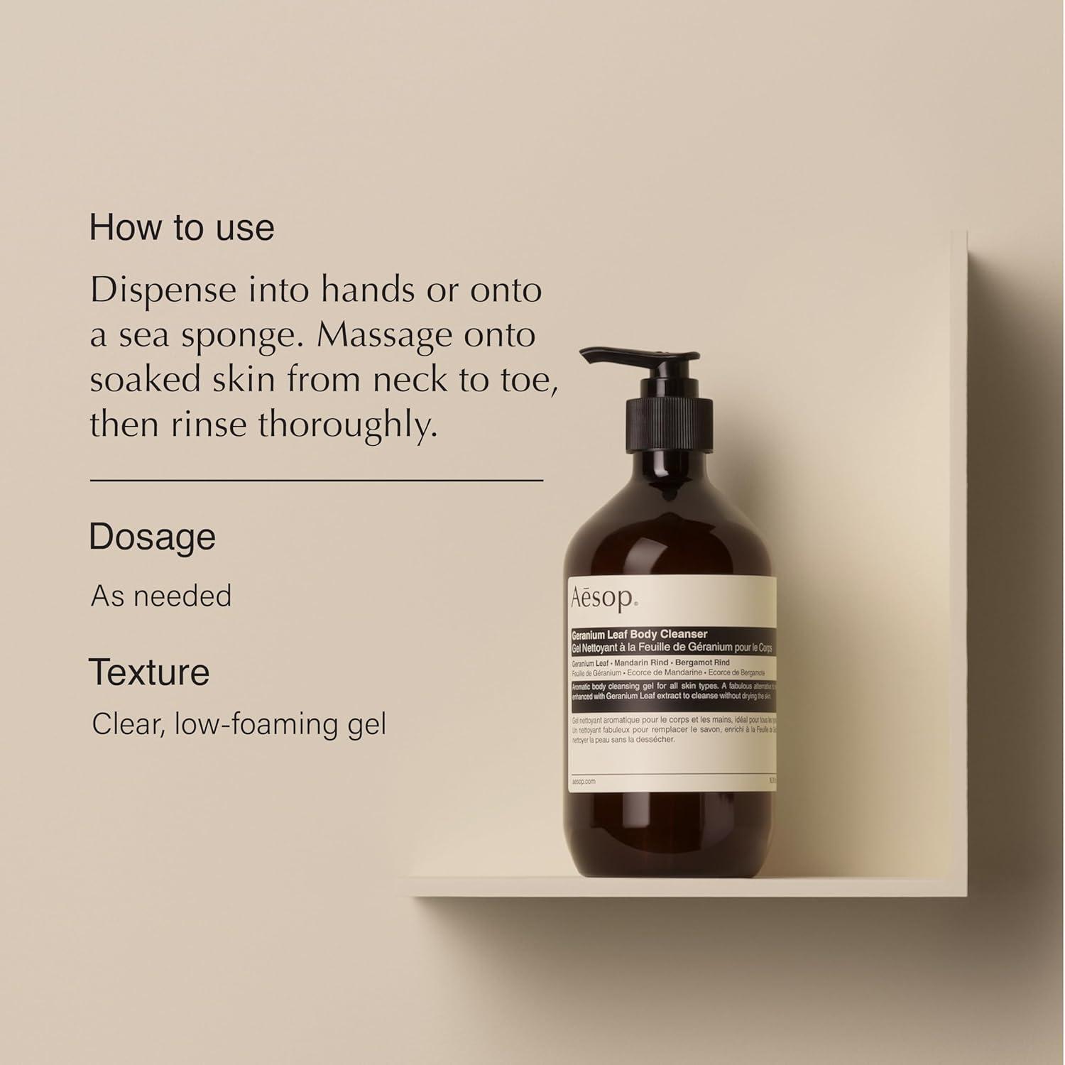 Aesop Reverence Aromatique Hand Wash & Geranium Leaf Body Cleanser