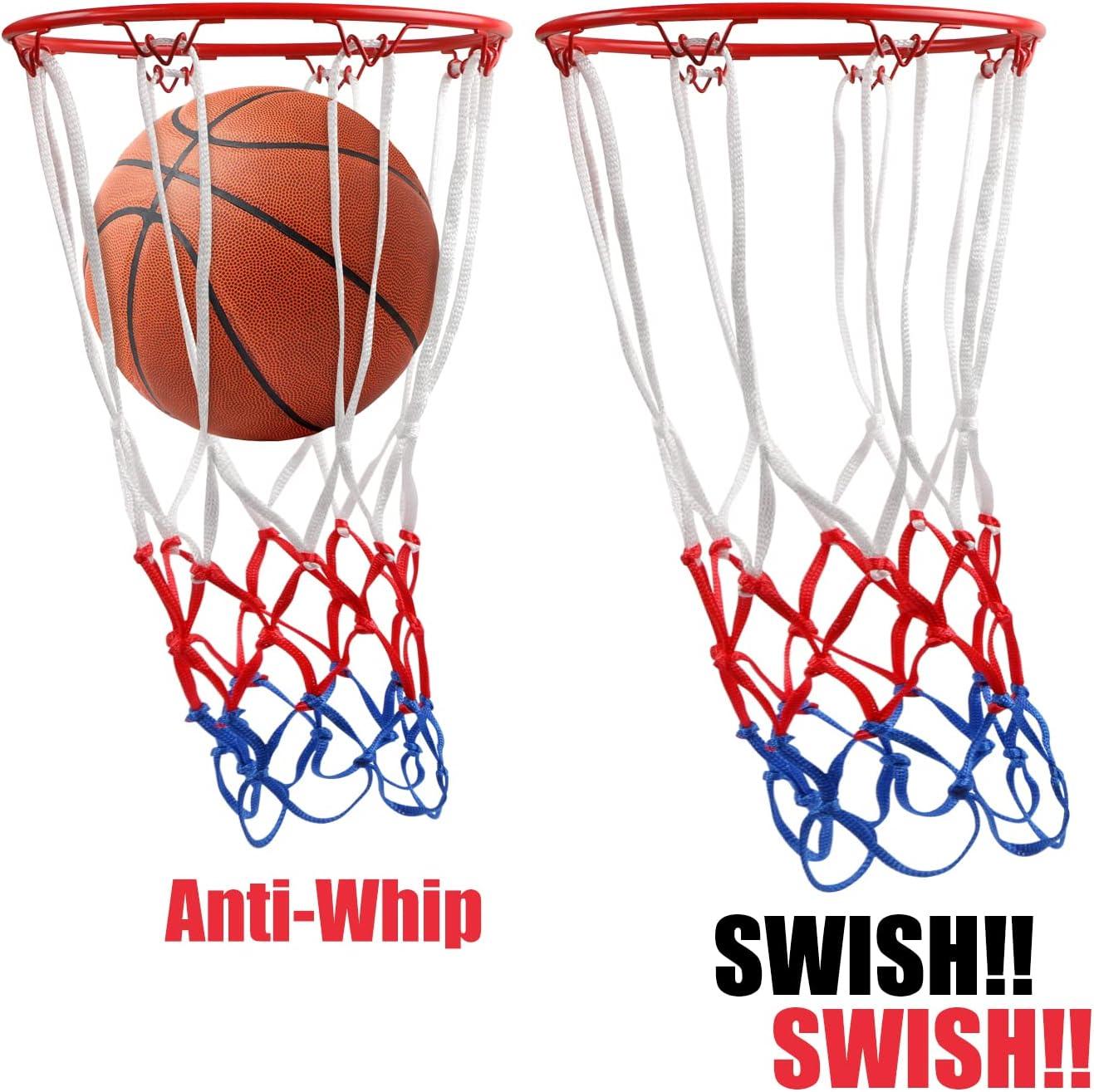 2 Pack 8 Loop Mini Basketball Net Replacement HeavyDuty Nylon Little Tikes Small Basketball Net
