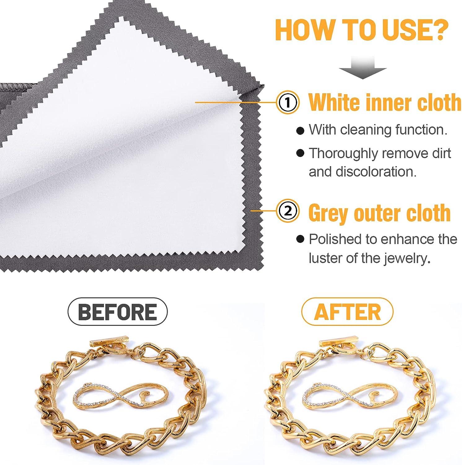 Gold White Gold and Platinum Cleaning Cloth